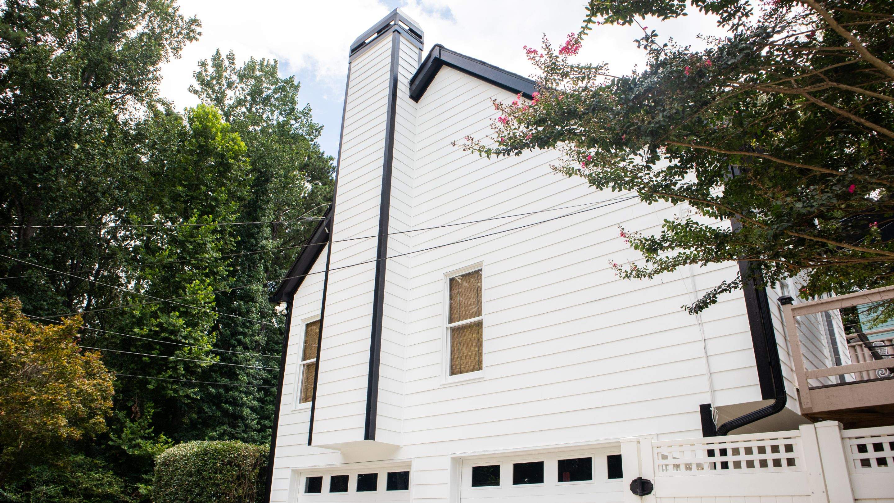 James Hardie Siding Install, Rotten Wood and Gutter Replacement and Exterior Painting by Nelson Exteriors