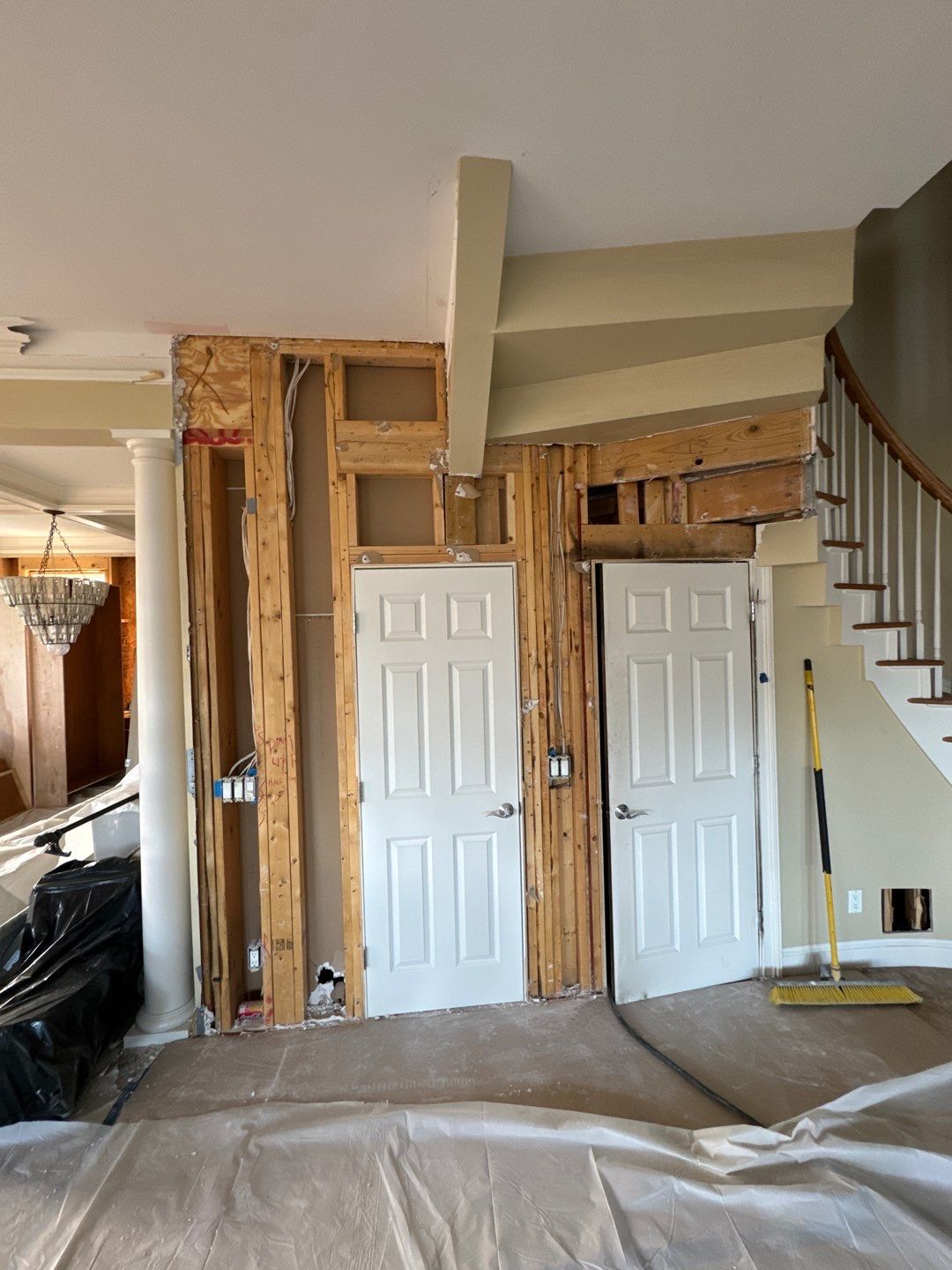 Fire mitigation with structure clean by EAS Environmental, LLC.