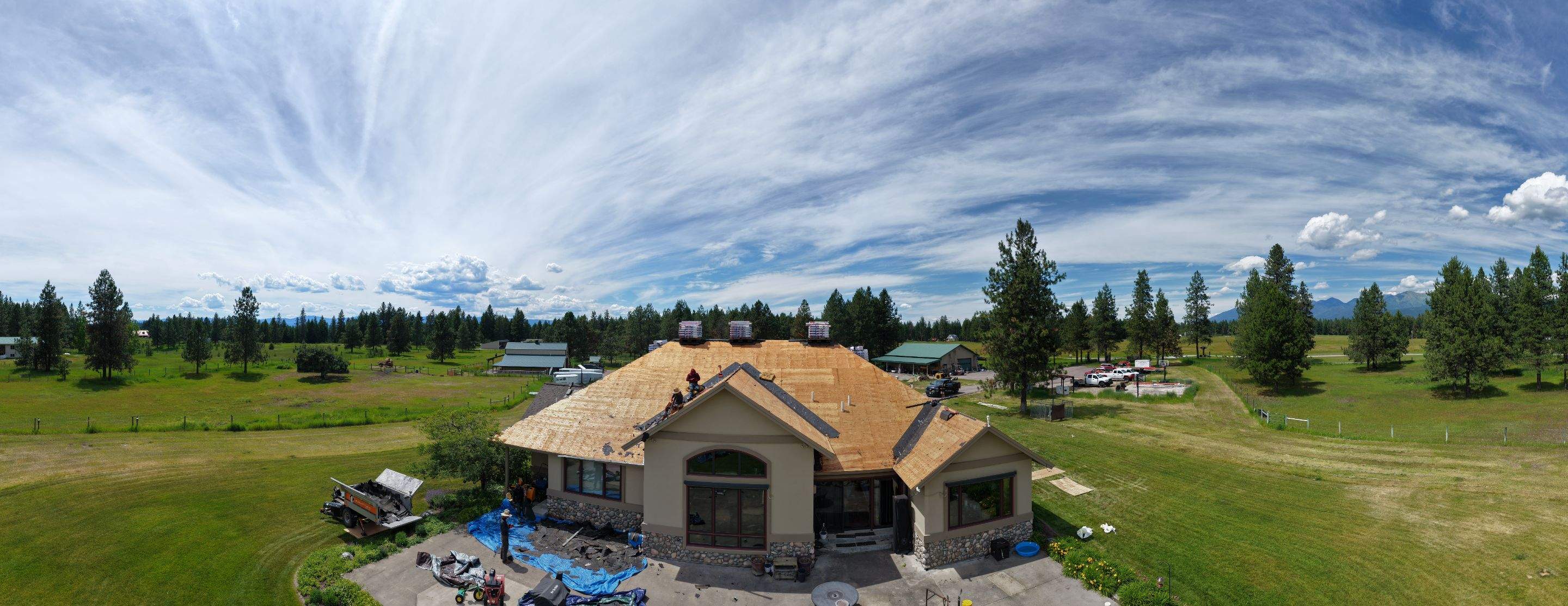 Roof Replacement using GAF Timberline HDZ - Midnight Mesa  by Montana Roofing Solutions