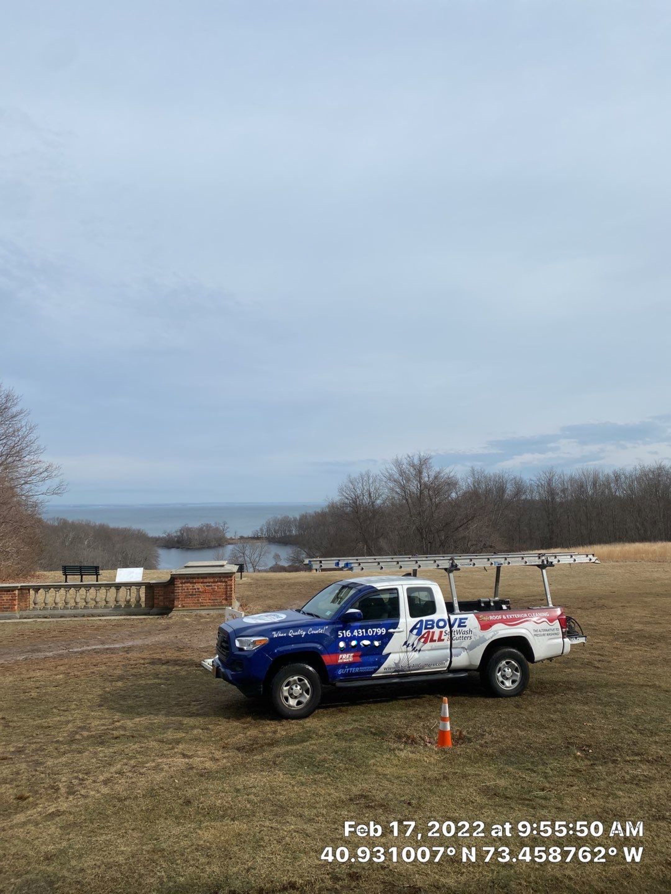 Caumsett Mansion by Above All Gutters 