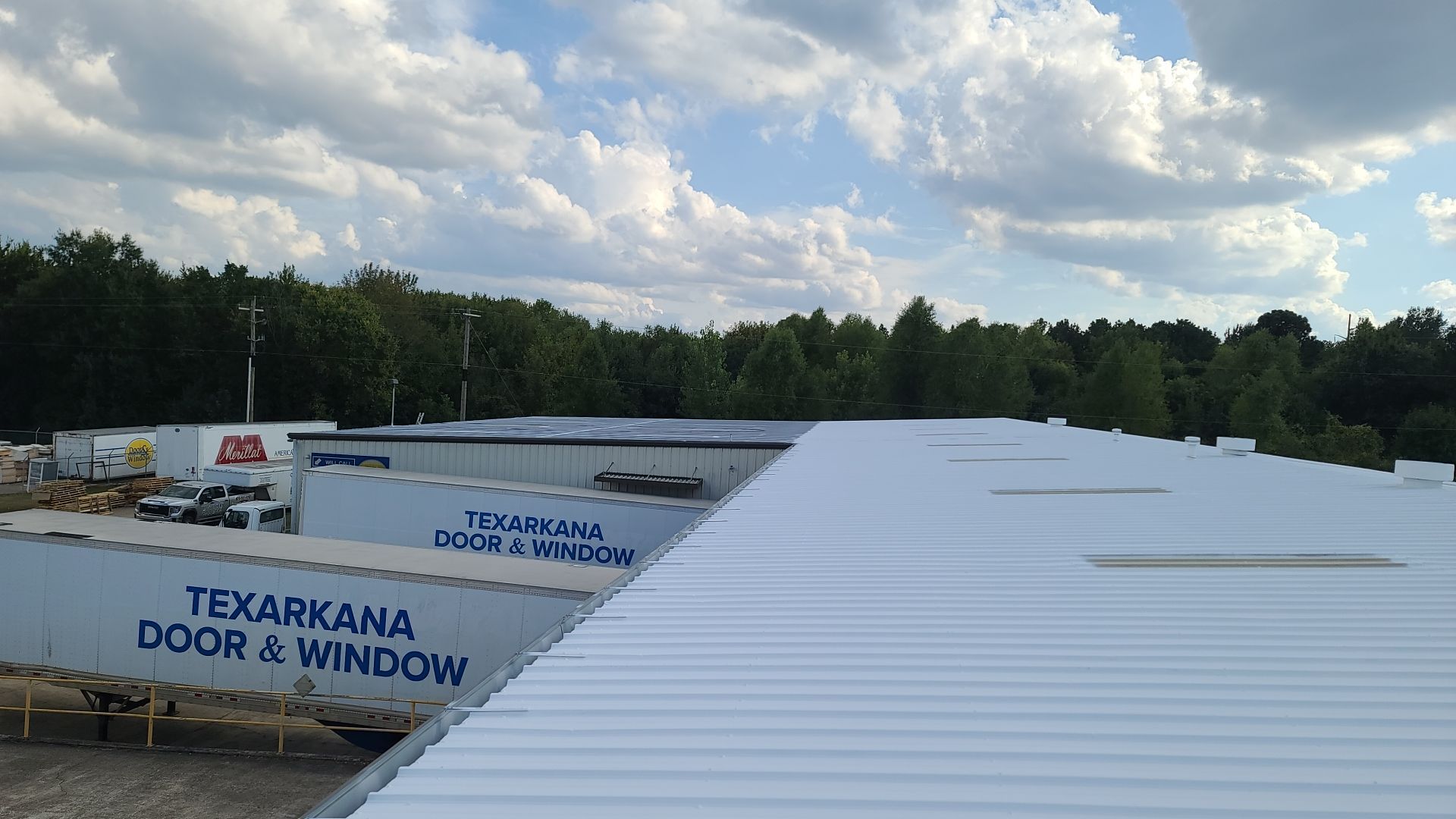 Commercial Metal Restoration System using Aldocoat Coatings by Hostetler Roofing