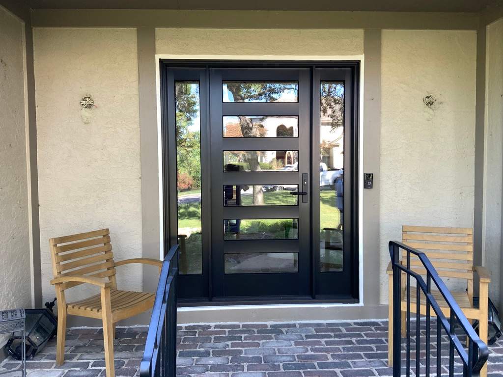 Contemporary Marvin Front Door by WINDURA