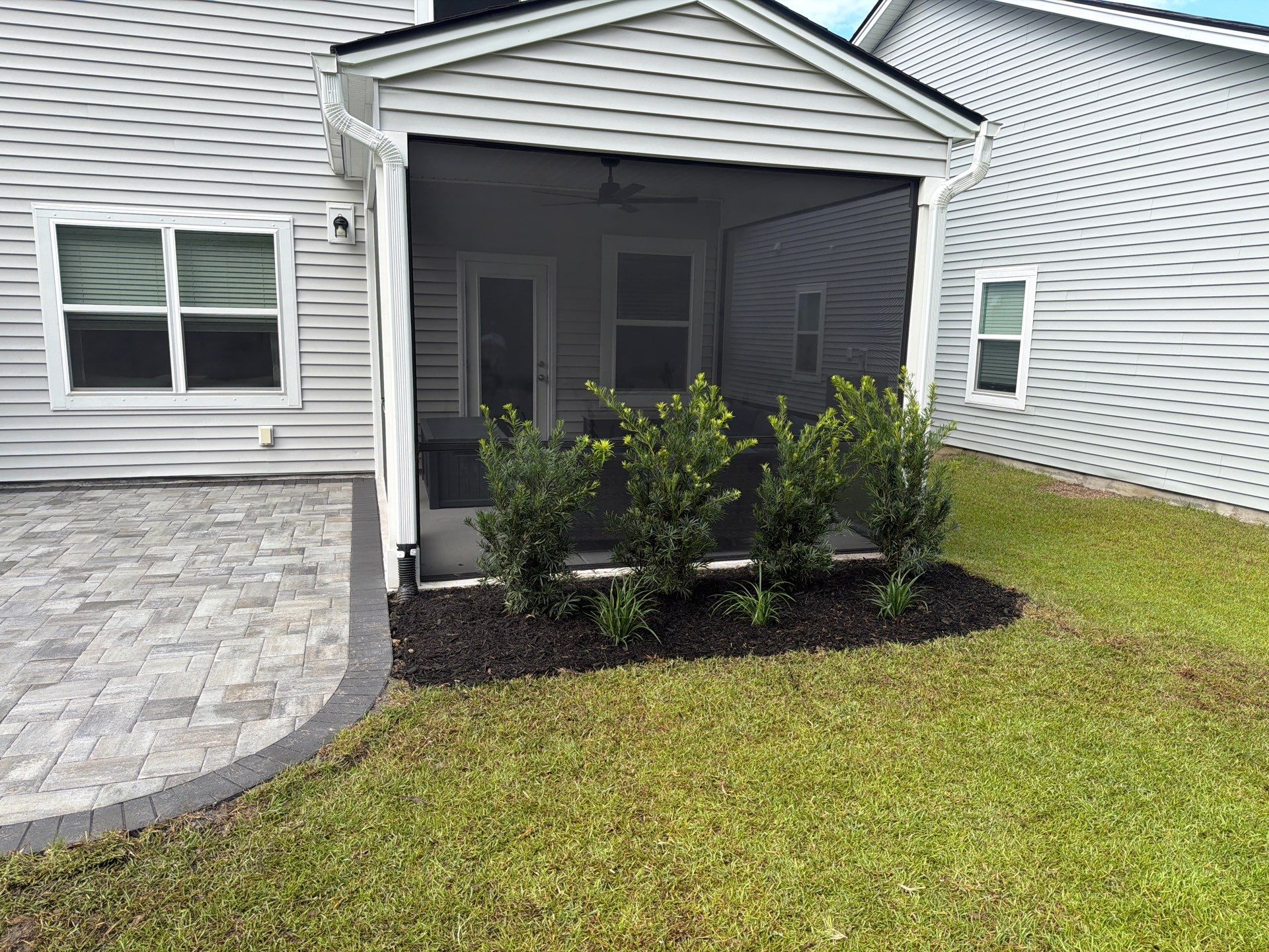 Custom Paver Patio and Landscape Installation in Okatie by Lowcountry Scapes, LLC
