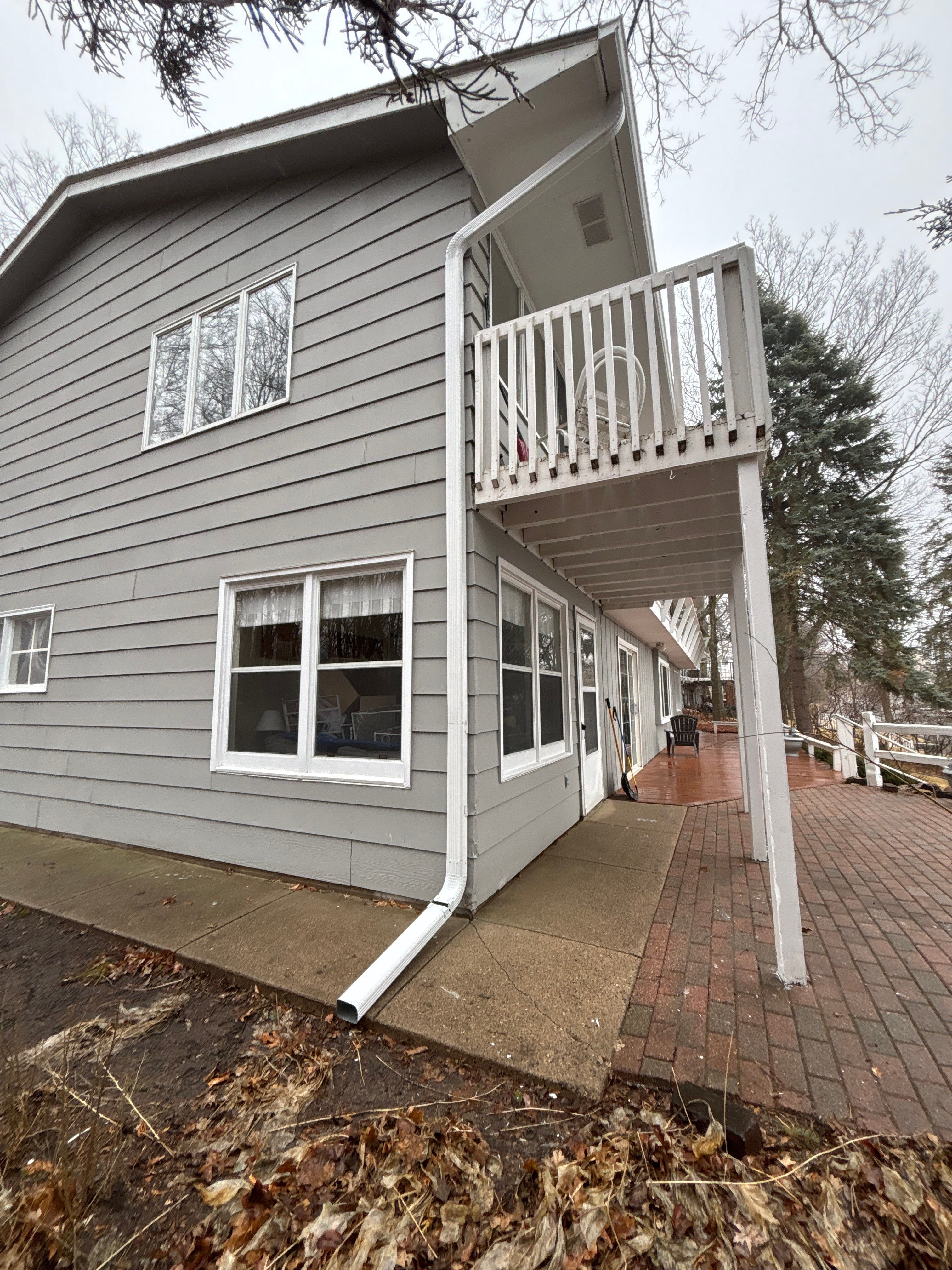 Seamless Gutter Installation and Leaf Blaster Pro Protection in South Haven by Next Level Seamless Gutters / Exteriors Inc.