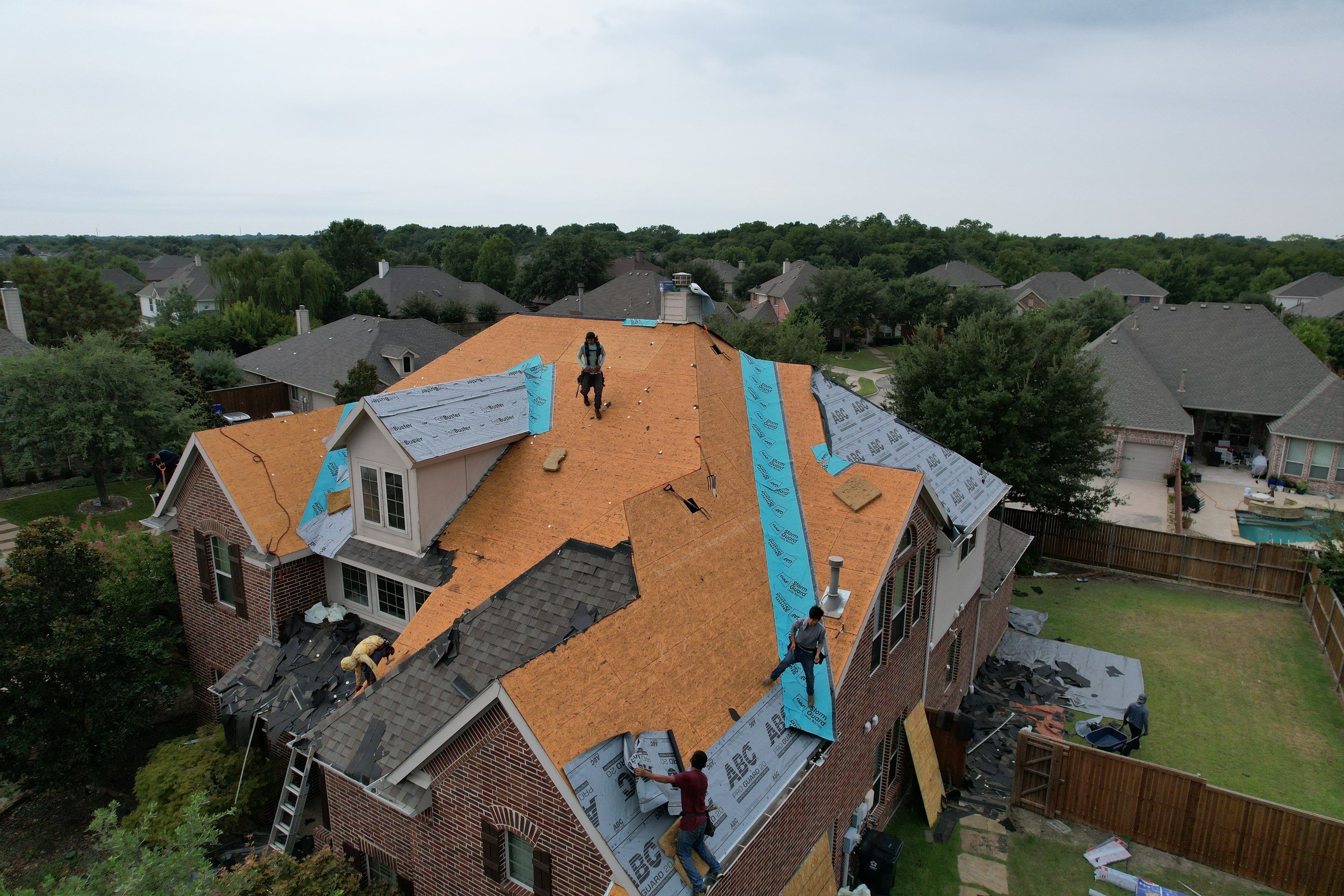 Project in Murphy by Zeus Exteriors