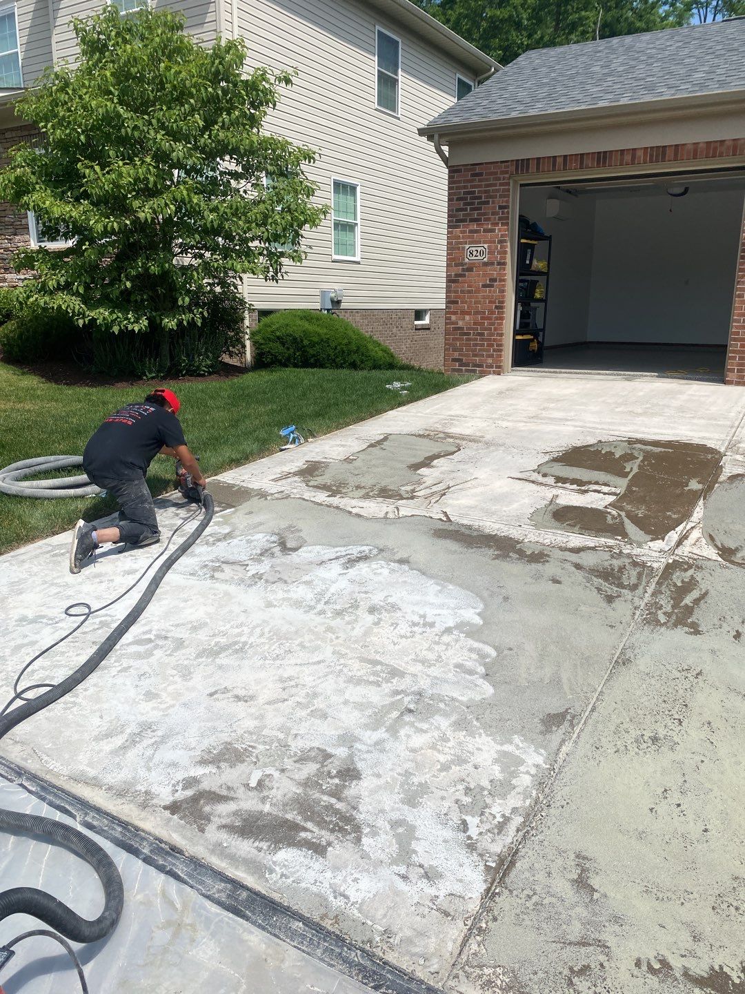 Driveway + Garage Project in Cranberry Township by Floors in a Day, Inc