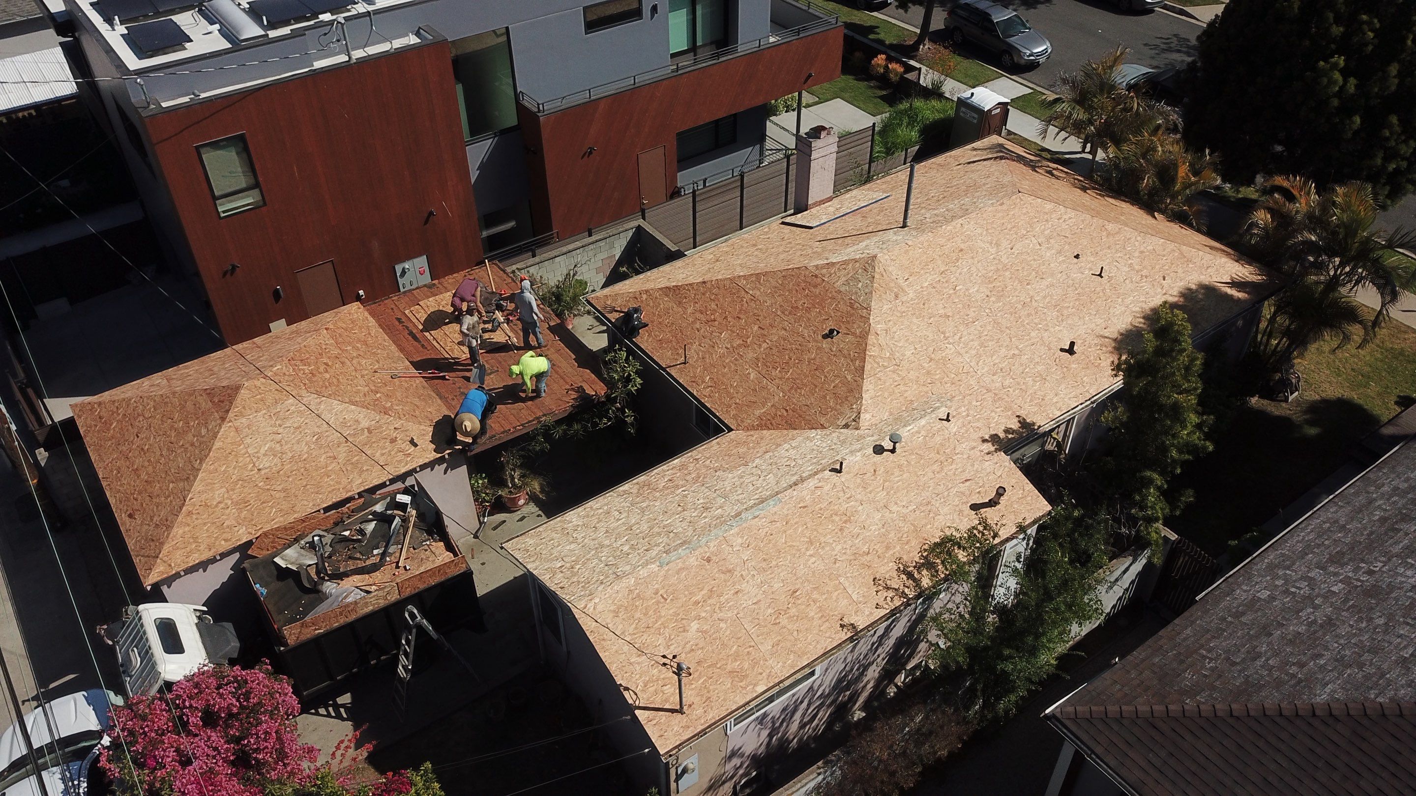 Residential Reroof in Los Angeles by Hull Brothers Roofing
