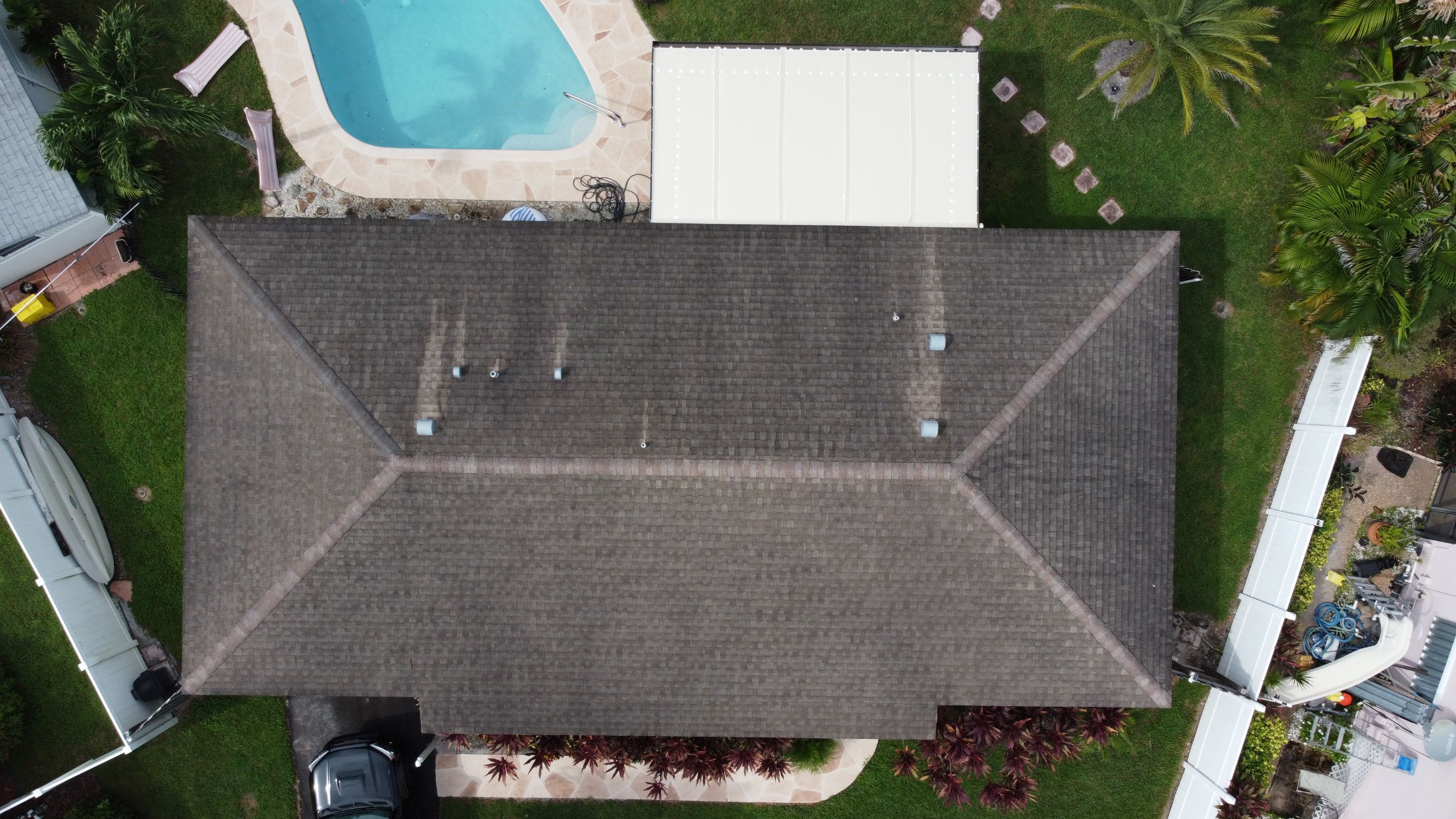 Residential Roofing Installation using 1" Nail strip metal roof by BLUES BROTHERS ROOFING