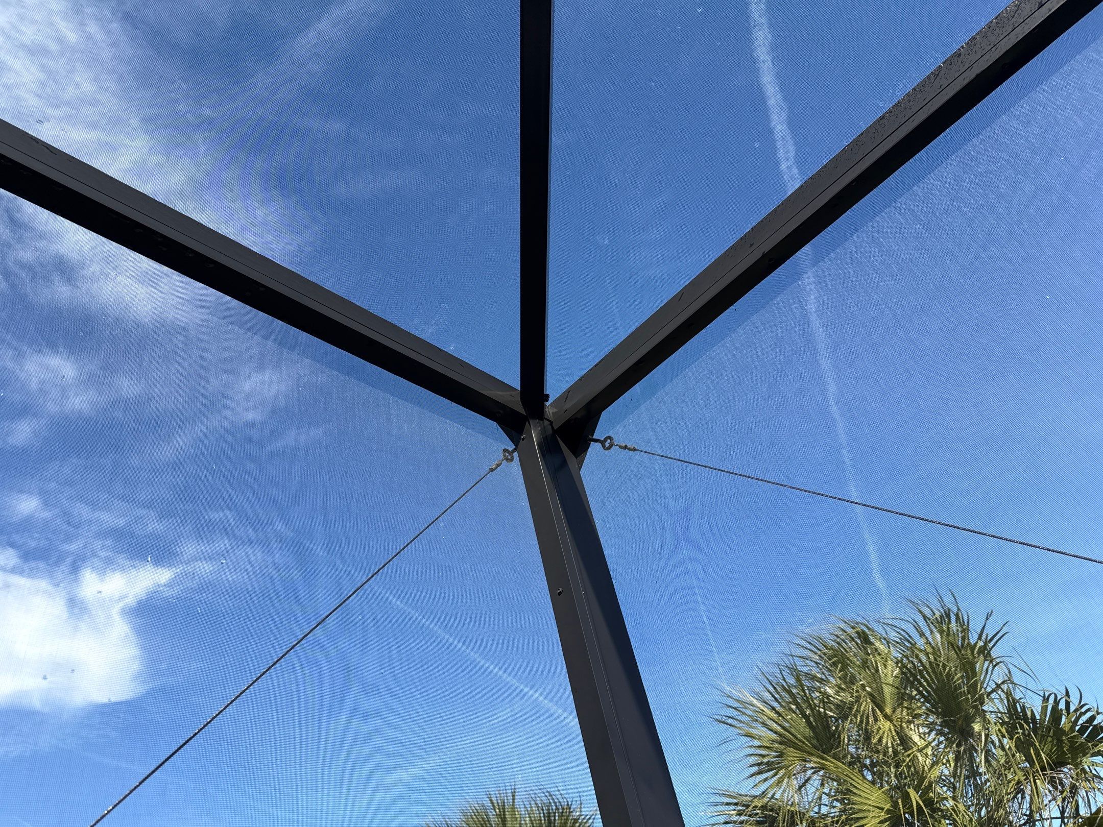Pool Cage Screen Enclosure Cleaning in Canoe Creek – Parrish, FL by Sunshine AquaWash