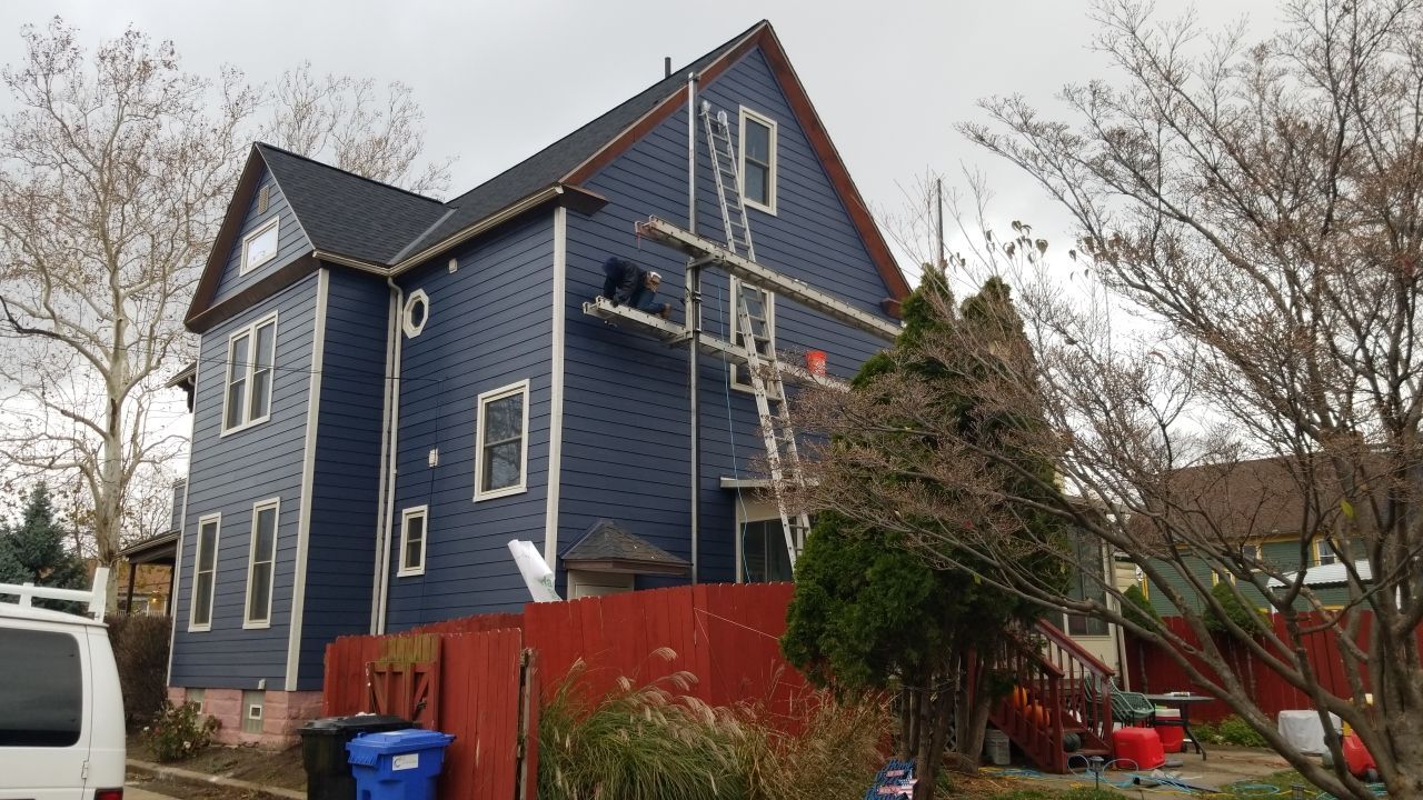 Fire damaged home in Tremont by Absolute Roofing and Construction