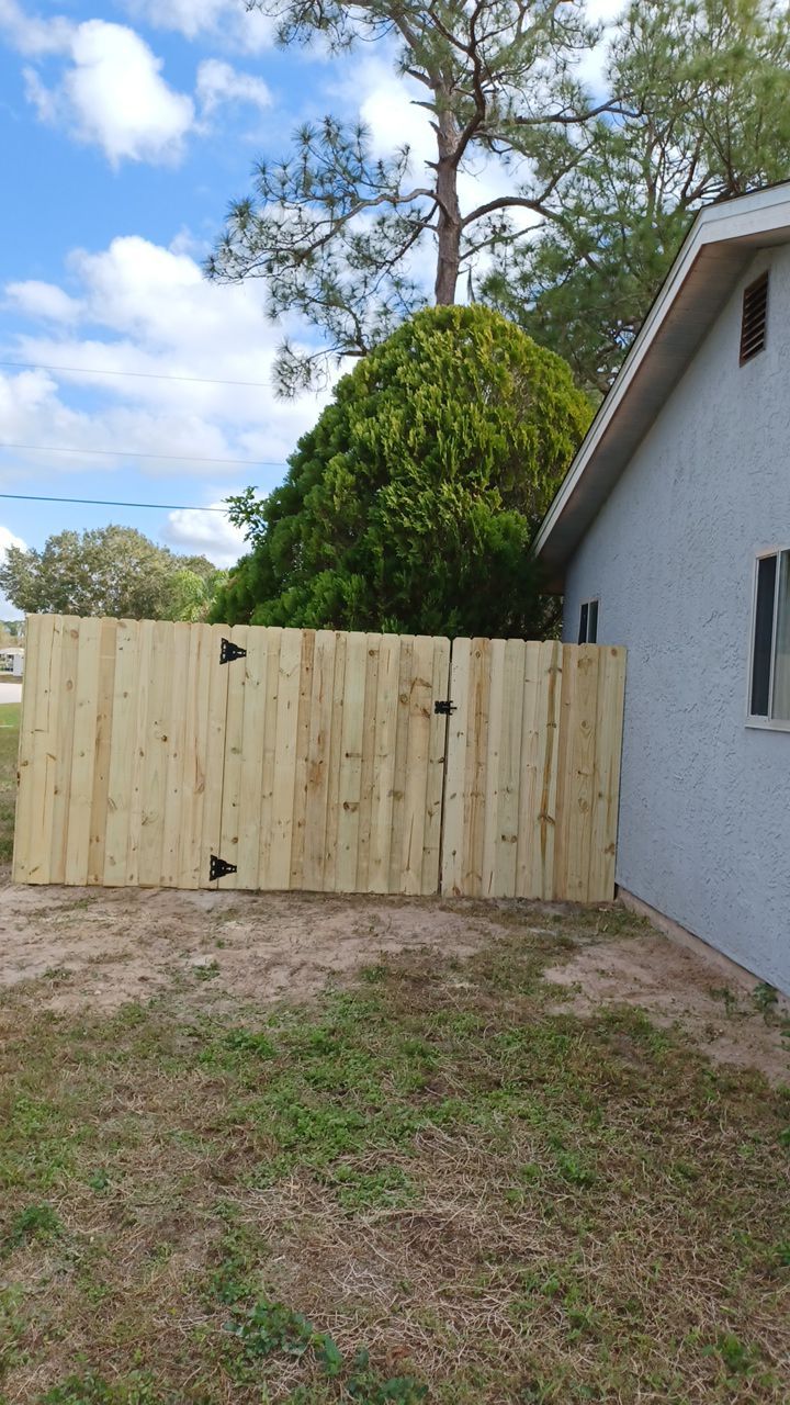 North Port, FL 6ft. Tall Treated Board on Board Privacy Fence by Asap fence and gates, LLC