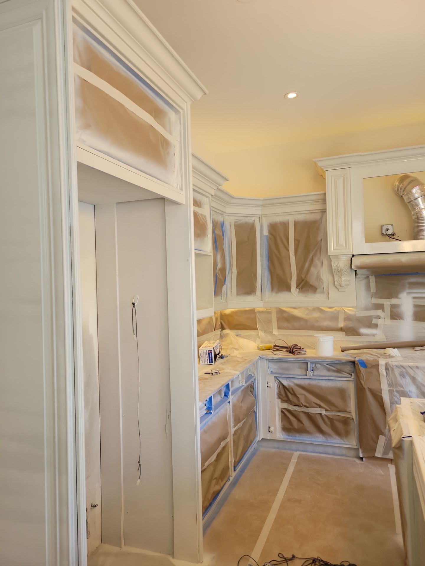 Kitchen Cabinet Painting Fort Lauderdale by John “The Greek” Painting