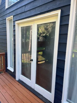 Three Door Installations using Harris Fiberglass Doors