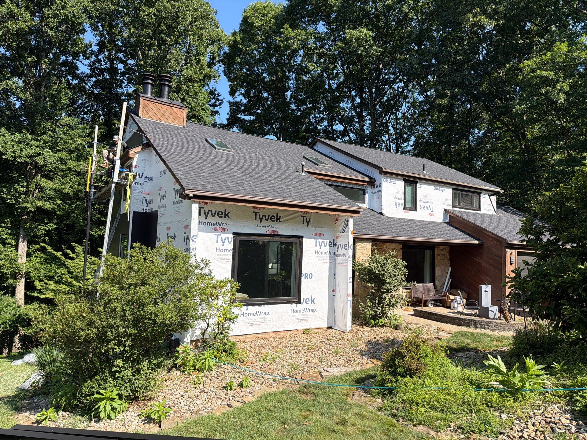 James Hardie Board and Batten Midnight Black Renovation in Wexford by Ideal Siding Pittsburgh