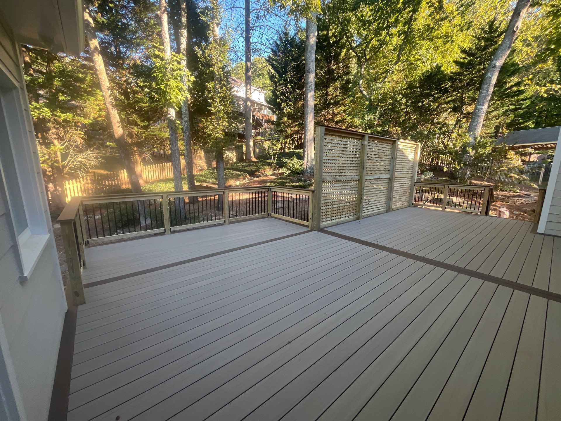 Marietta, GA Color Plus Siding Installation and Deck Build by Nelson Exteriors 