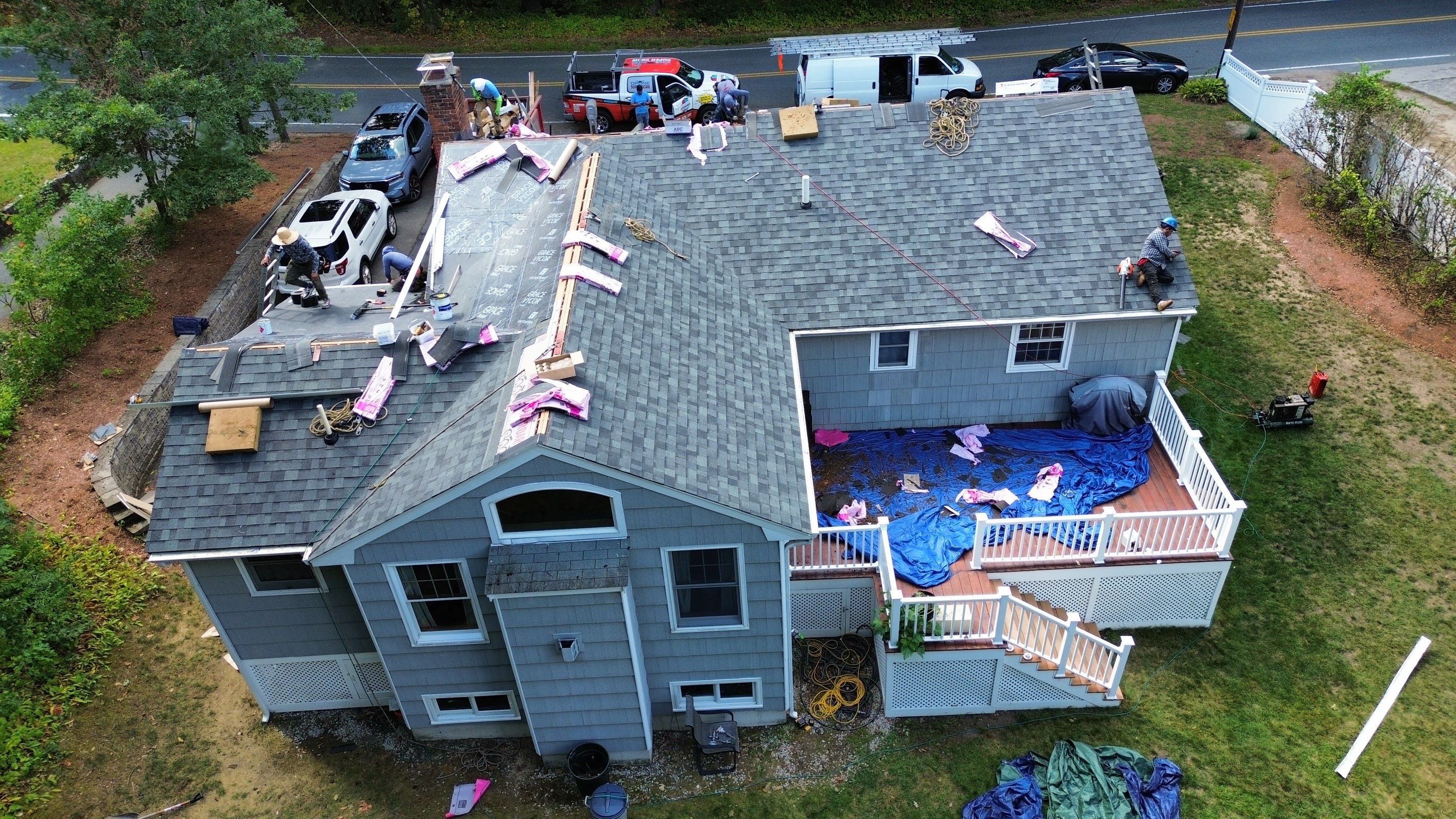 Roof, Trim & Chimney Restoration �– Chelmsford, MA by Mighty Dog Roofing of Greater Middlesex County