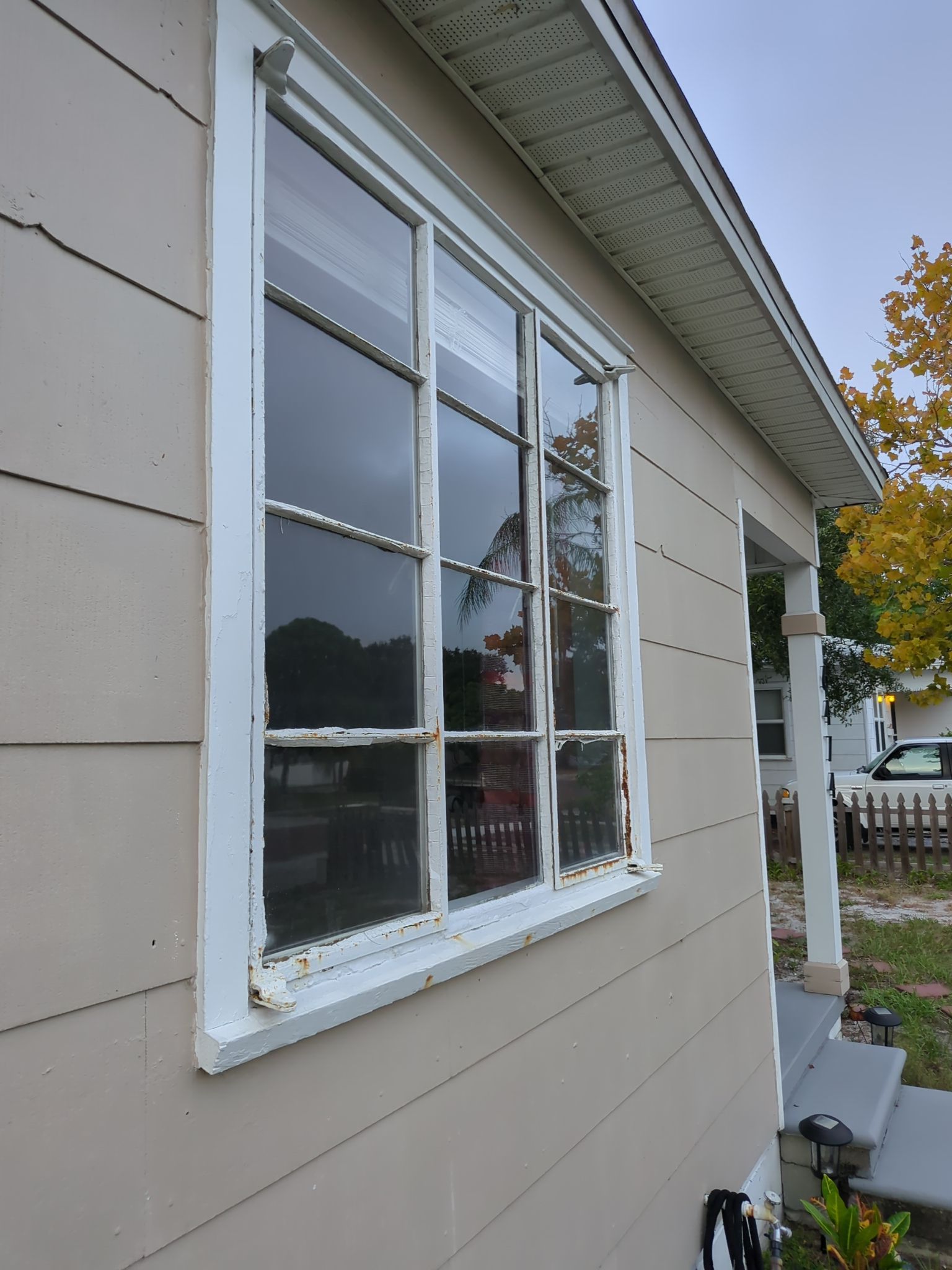 Wood Frame House / Fin Window Install using Vinyl PGT Fin Frame Windows by ASP SuperHome