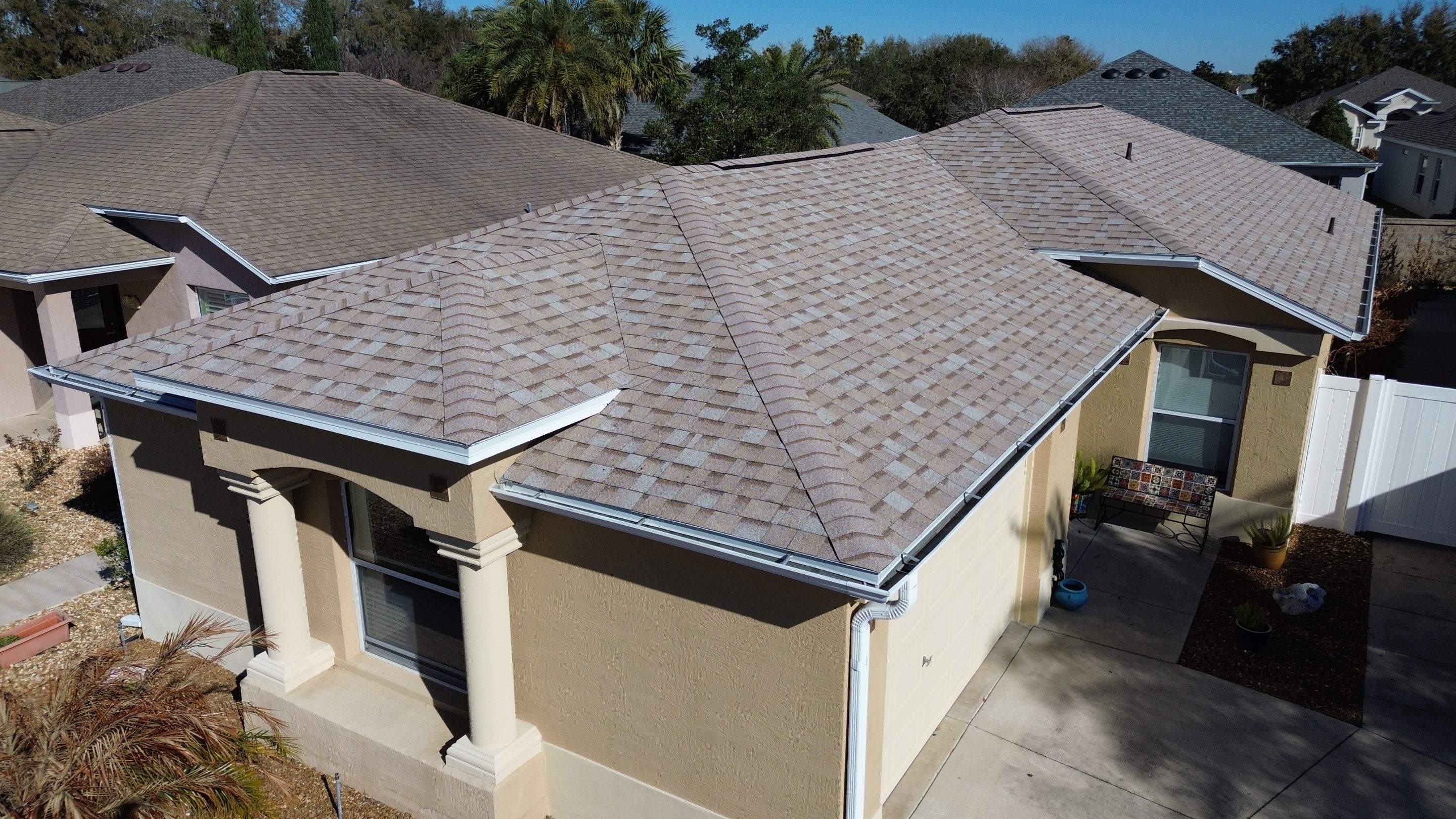 New shingle reroof in The Villages, FL by Brehm Roofing