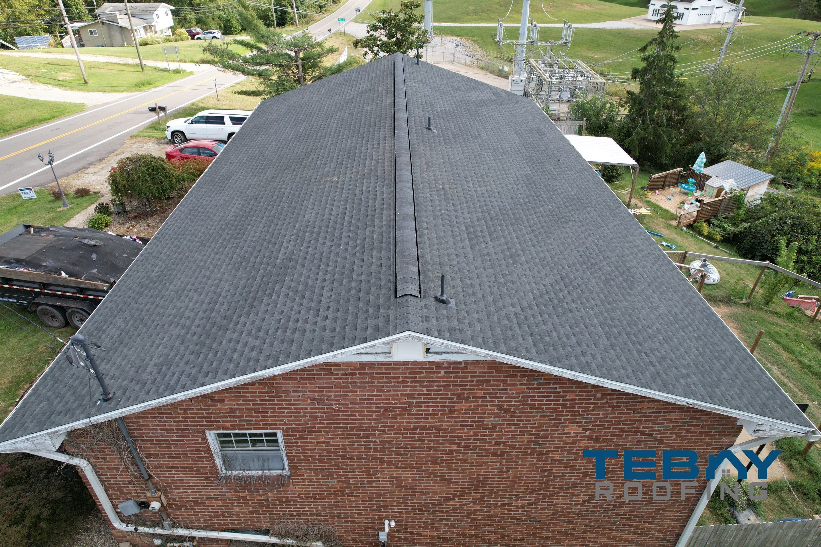 Residential Roofing Installation using GAF Timberline HDZ by Rainstoppers Roofing