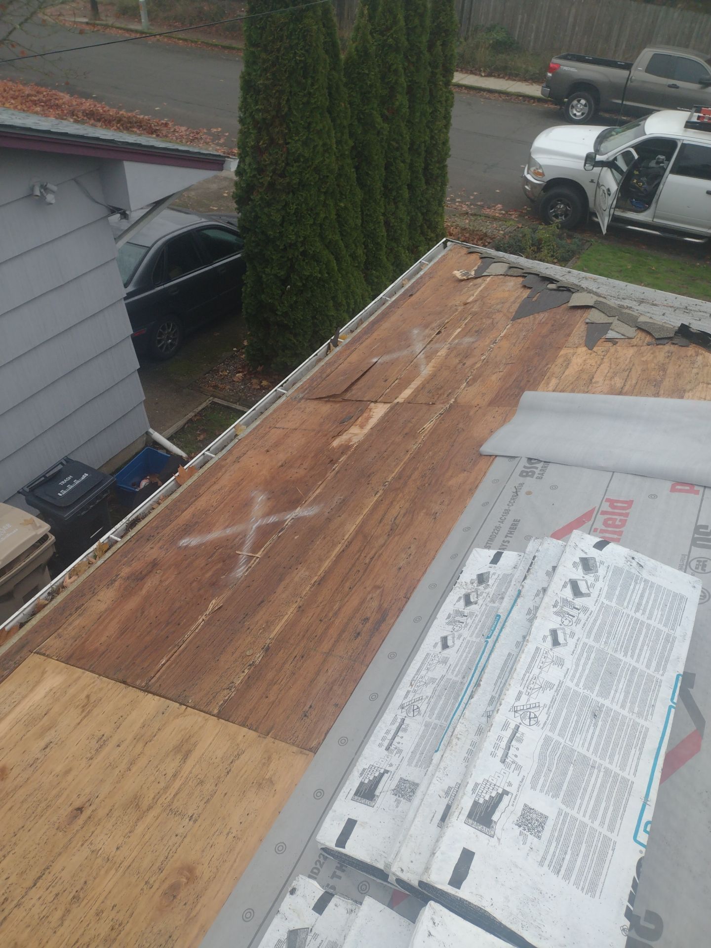 Residential Roof Installation: IKO Dynasty 30 Year Shingle Color: Frostone Grey by Orezona Building & Roofing Company, Inc.