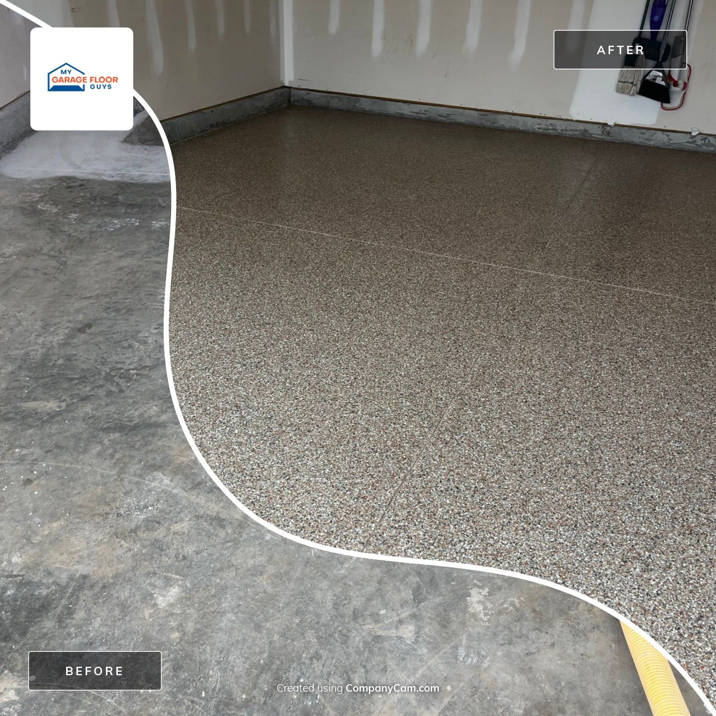Garage Floor Coating using Waxwing by My Garage Floor Guys