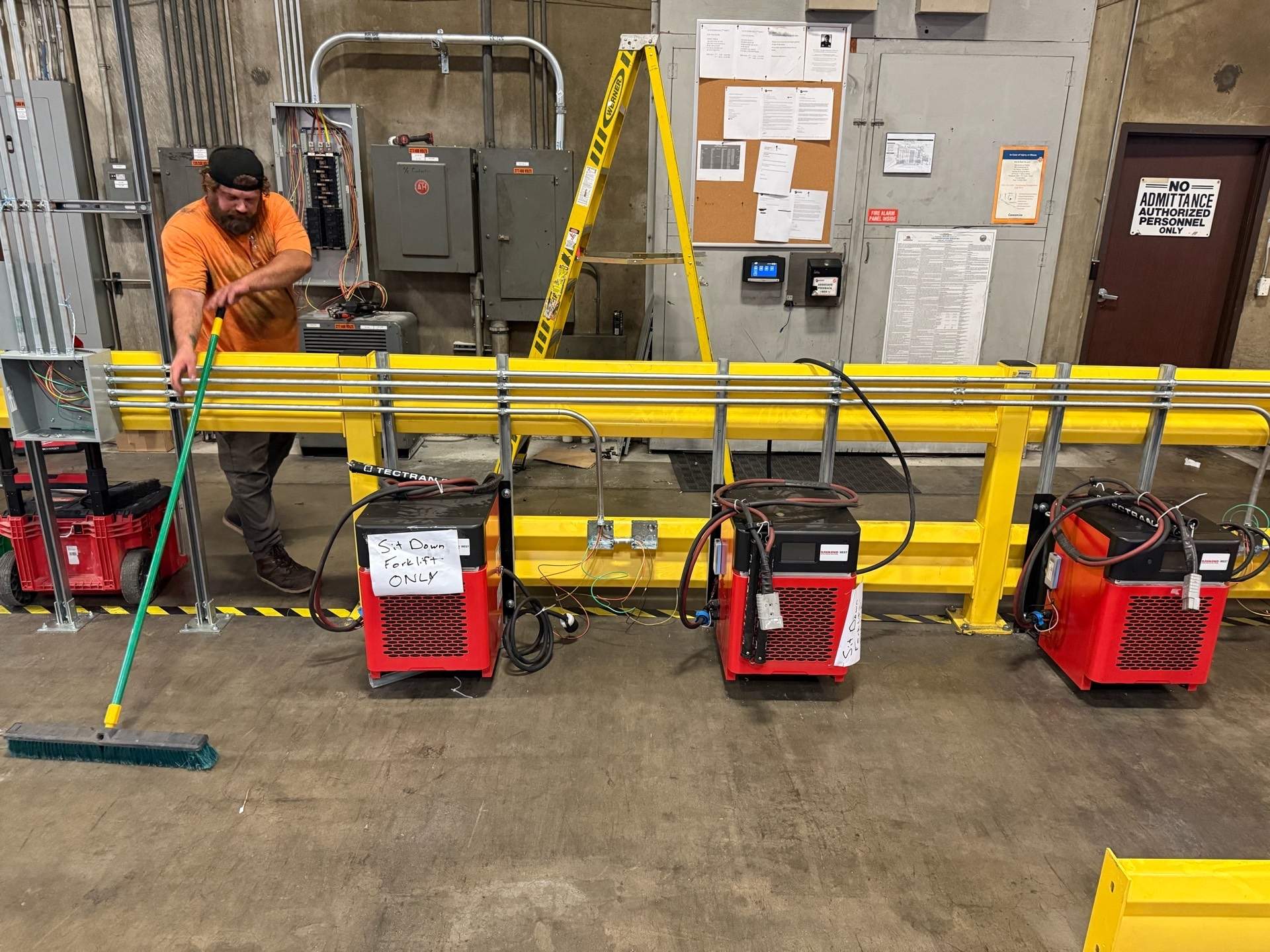 Forklift Charging Stations & LED Lighting Upgrade – Chemical Storage Facility, Santa Fe Springs, CA by Ring and Ping Inc.