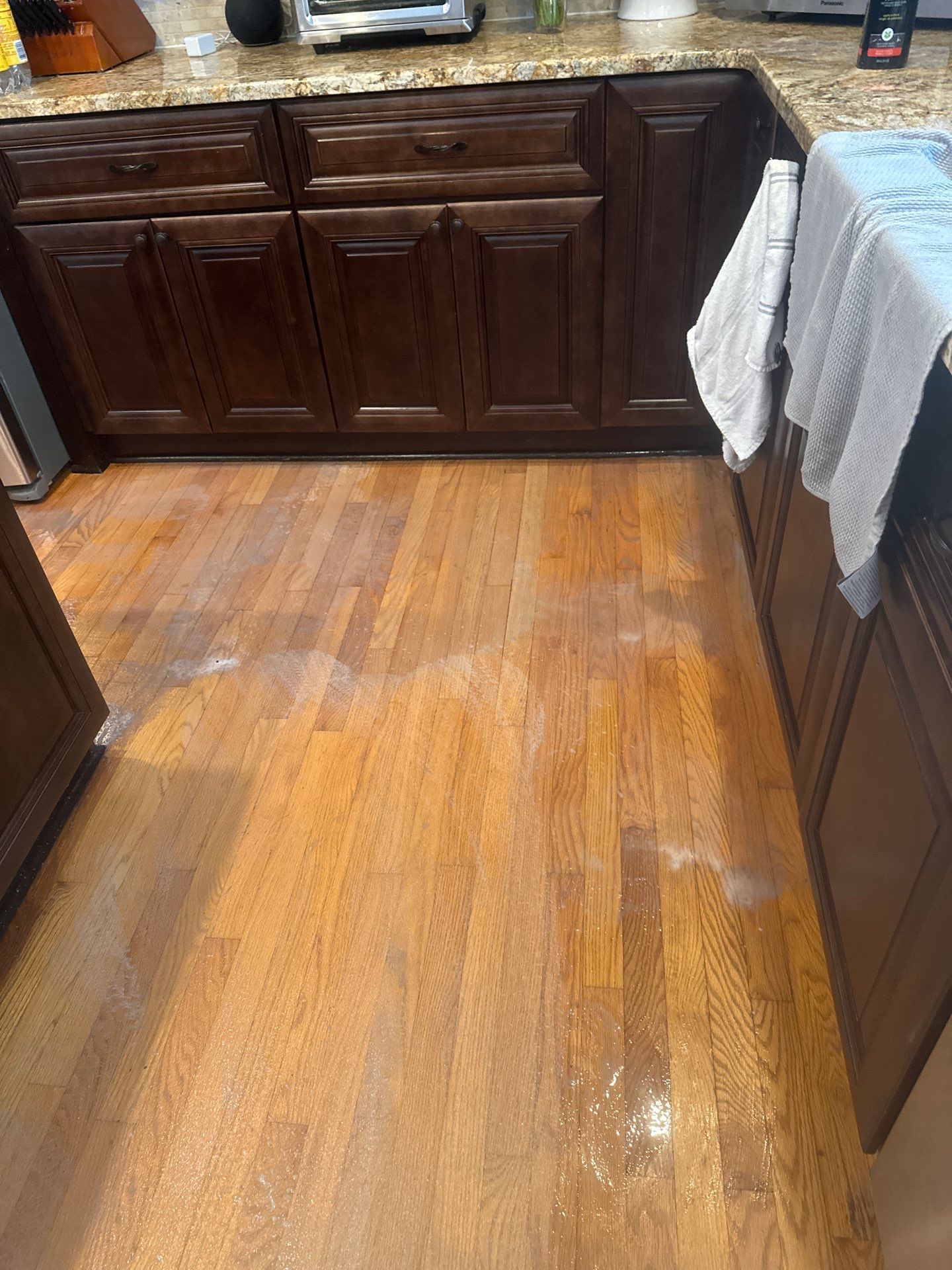Hardwood Renewal  using Finish Em by Monster Clean