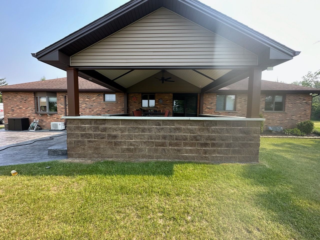 Outdoor Living Addition and Concrete by Ivy Lea Construction