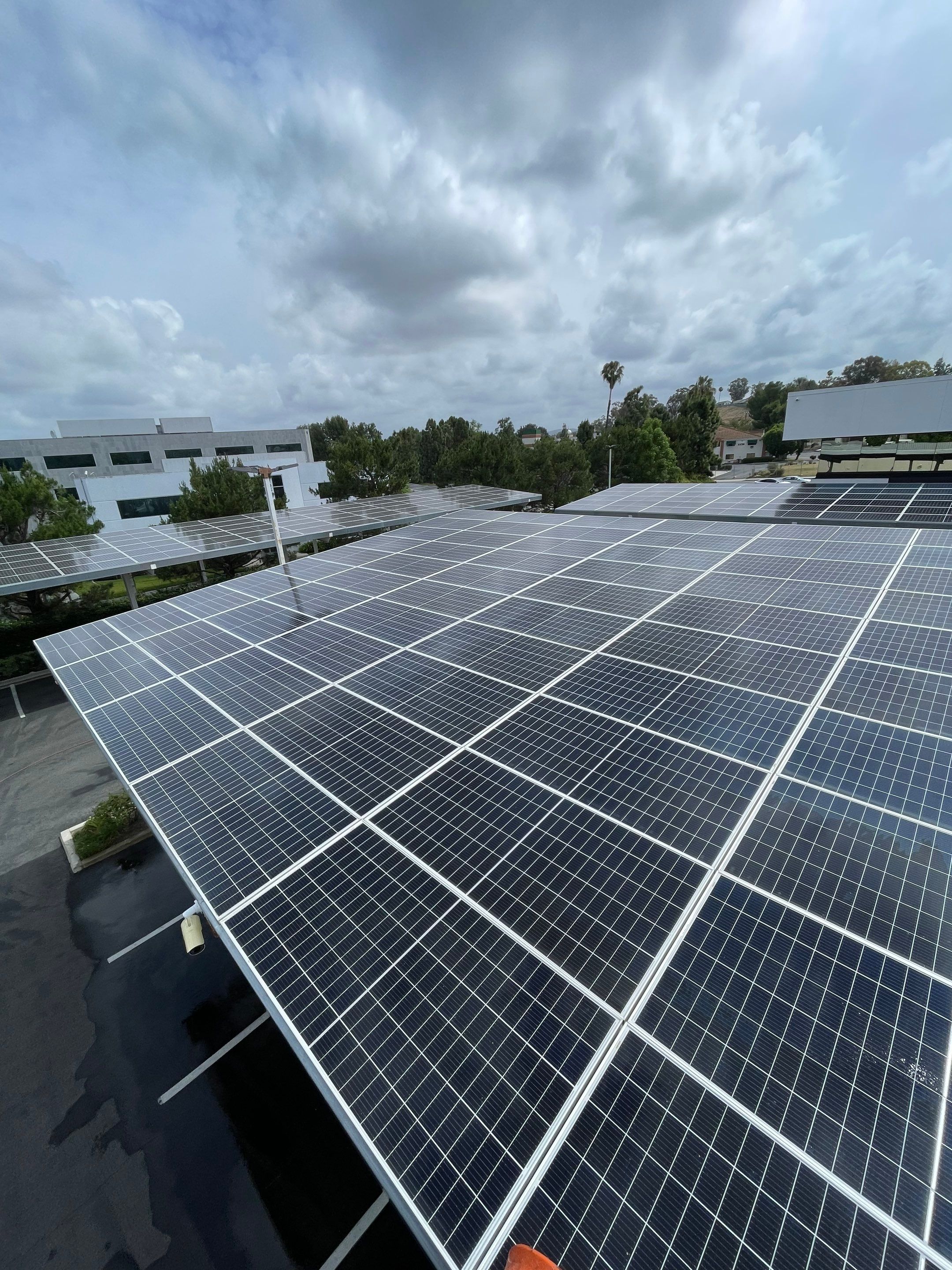 Commercial Solar Panel Cleaning by Palm Coast Solar Cleaning