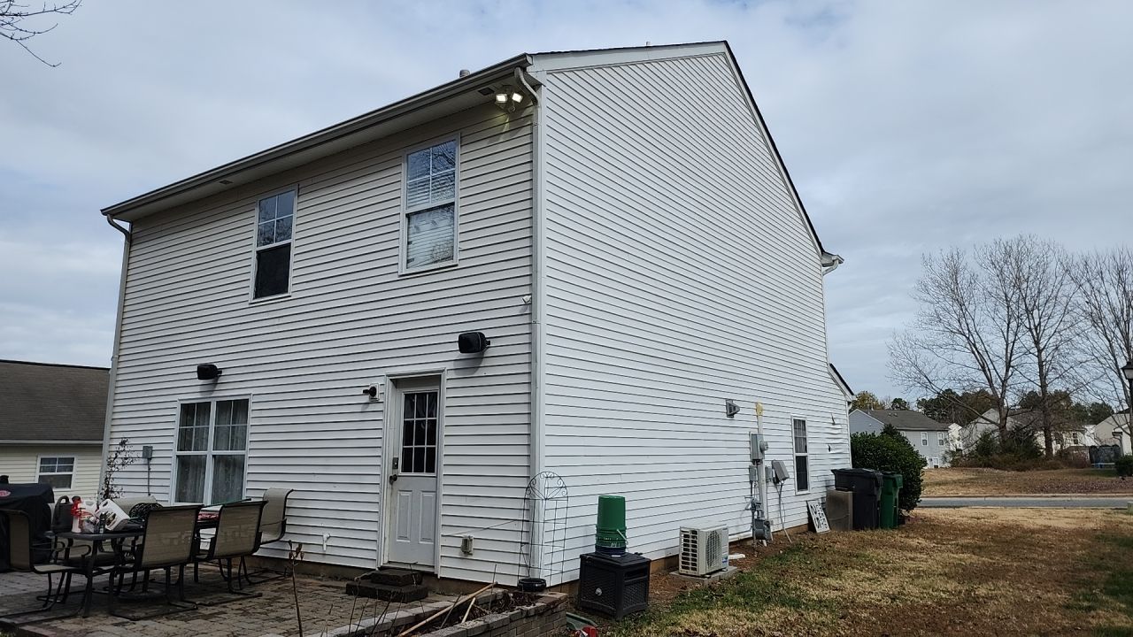 House Wash using cleaner by Power Wash Masters LLC