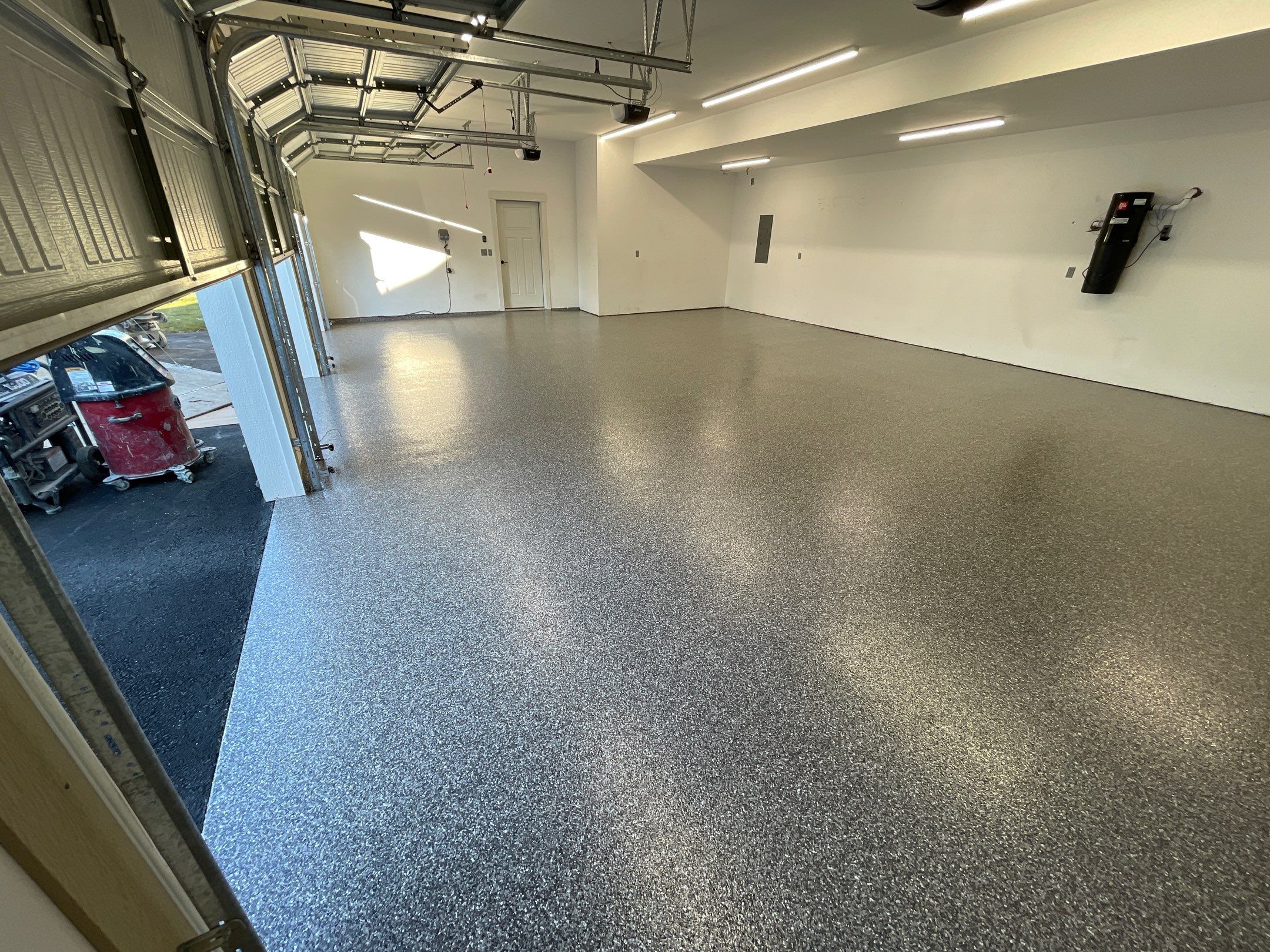 Garage Transformation using Silver Creek by Croc Coatings, LLC