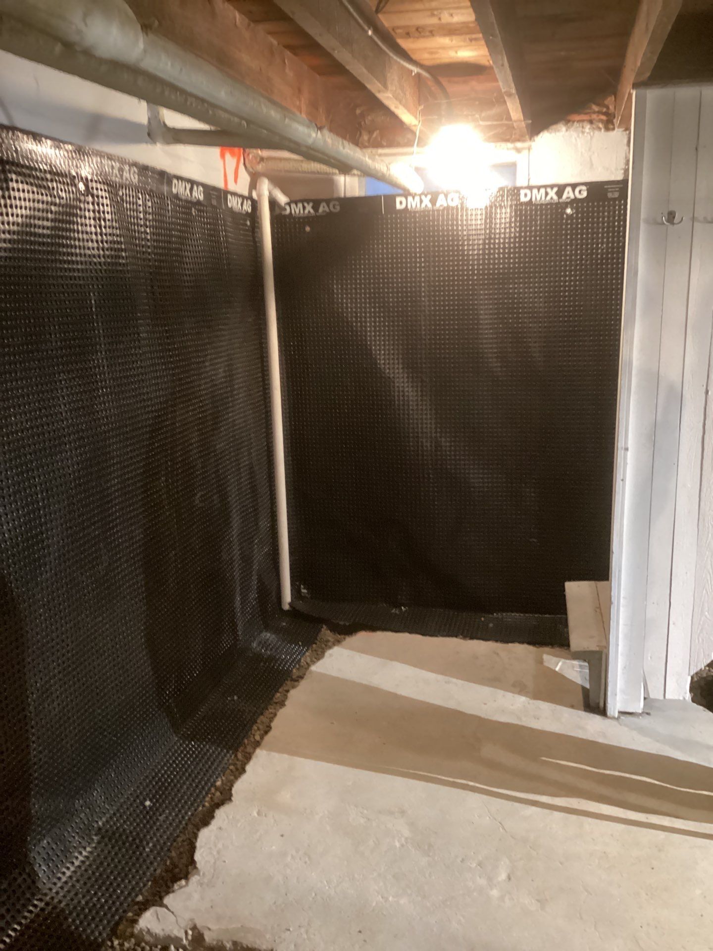 Interior Basement Waterproofing in NE MPLS by Waterproofing Northeast