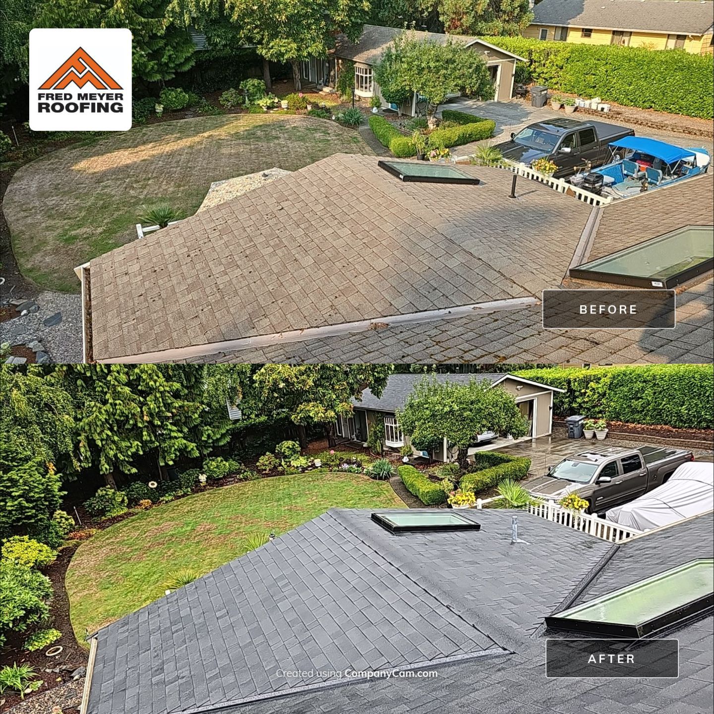 Roofing Project in Burien by Fred Meyer Roofing