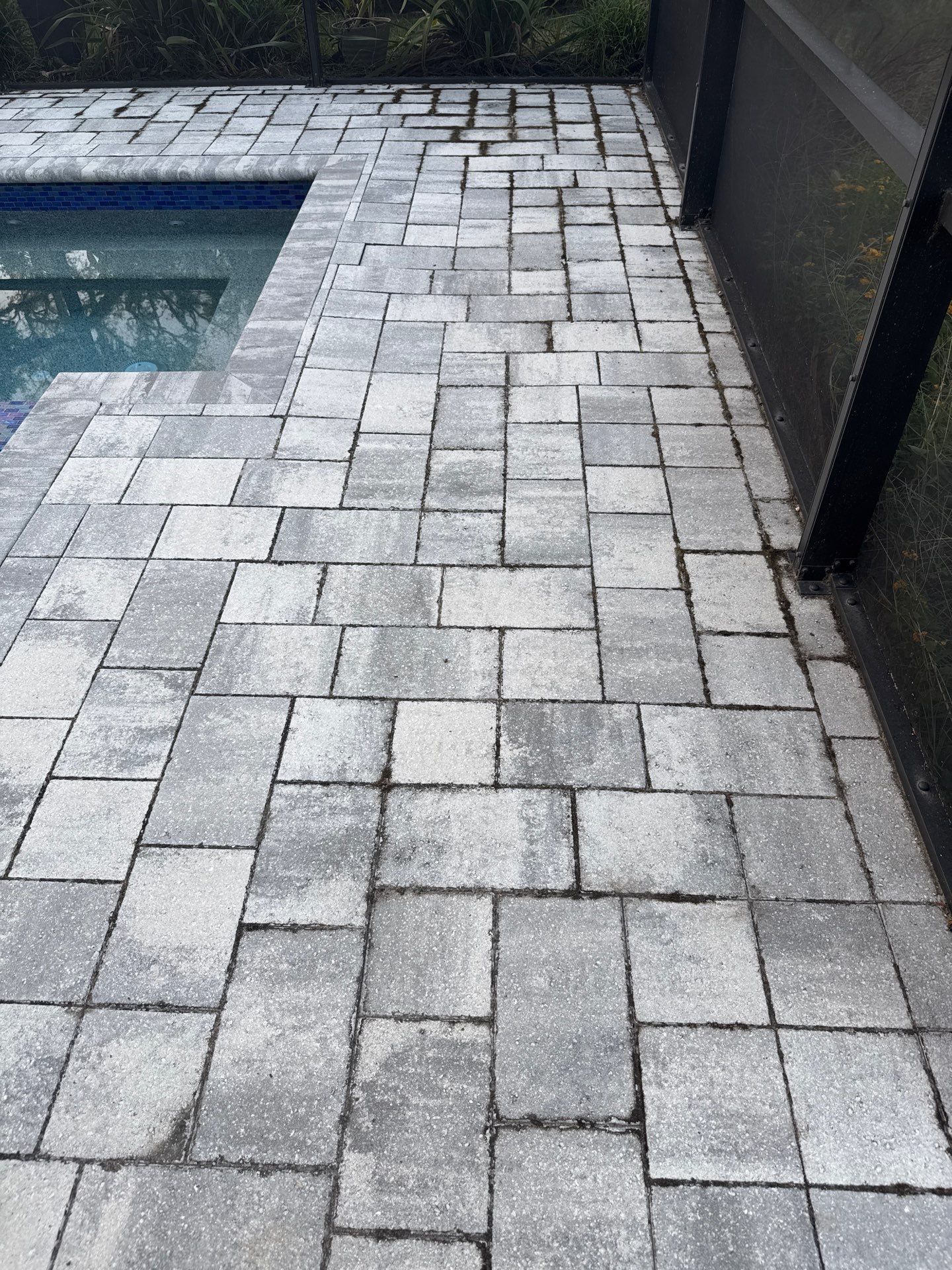 Paver Pool Deck Cleaning in Ellenton, FL by Sunshine AquaWash