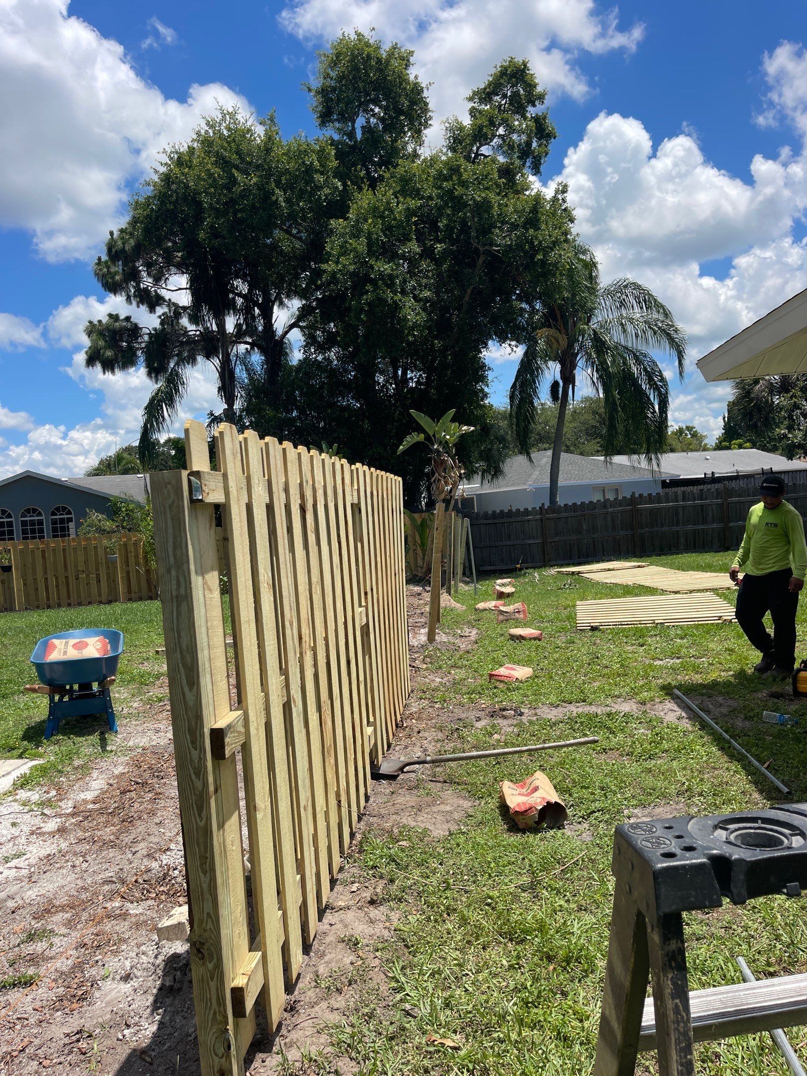 Sarasota, FL 6ft. Tall Treated Board on Board Privacy Fence by Asap fence and gates, LLC