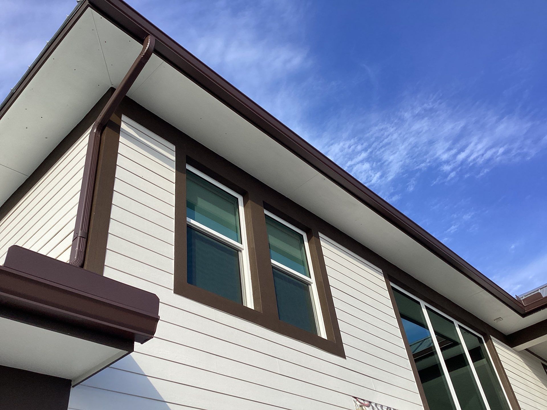 Brown Gutter Installation in Sanibel FL by Gutter Professors
