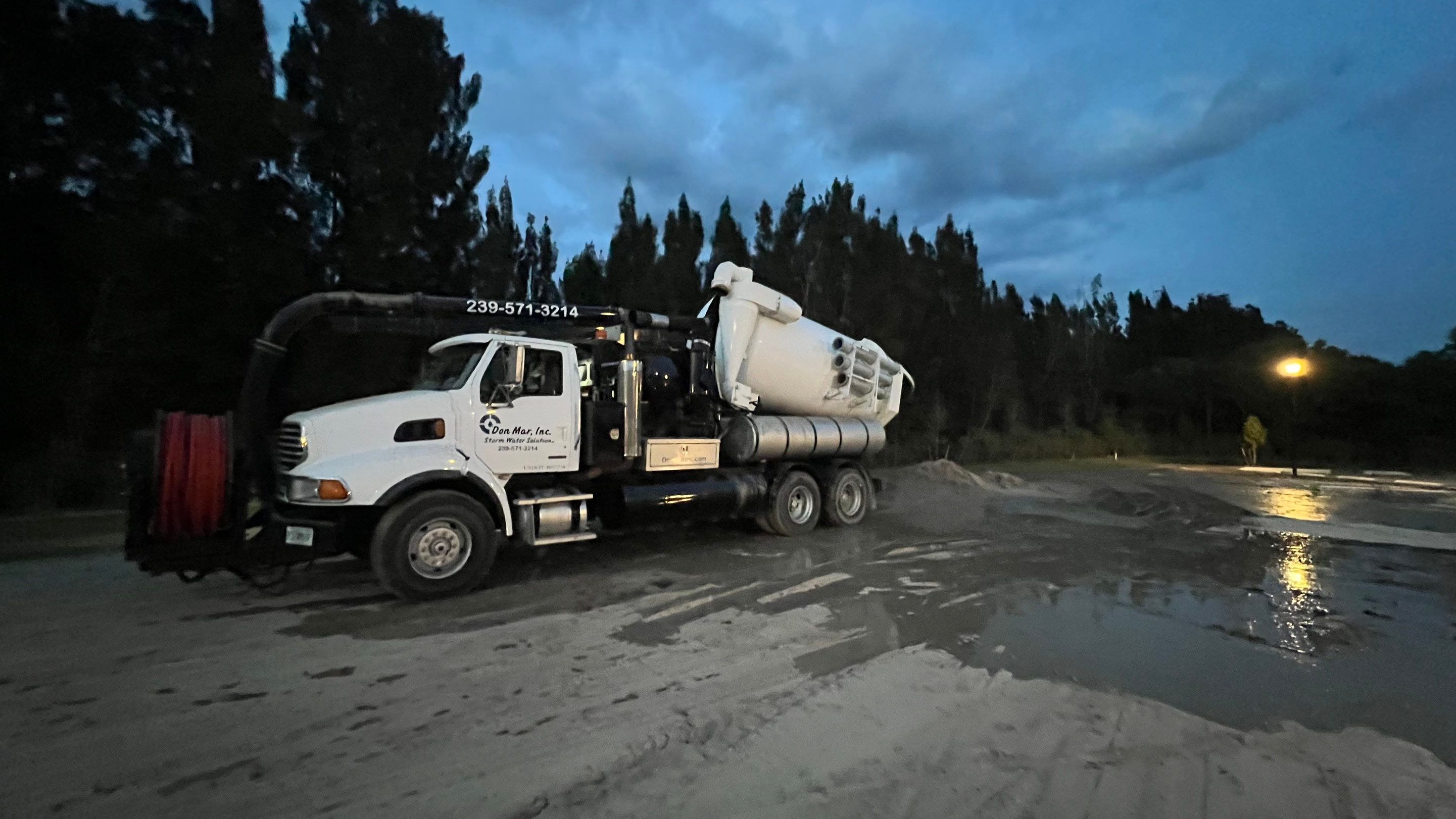 New Community Stormwater System Catch Basin Cleaning by Don Mar, Inc. Storm Water Solutions