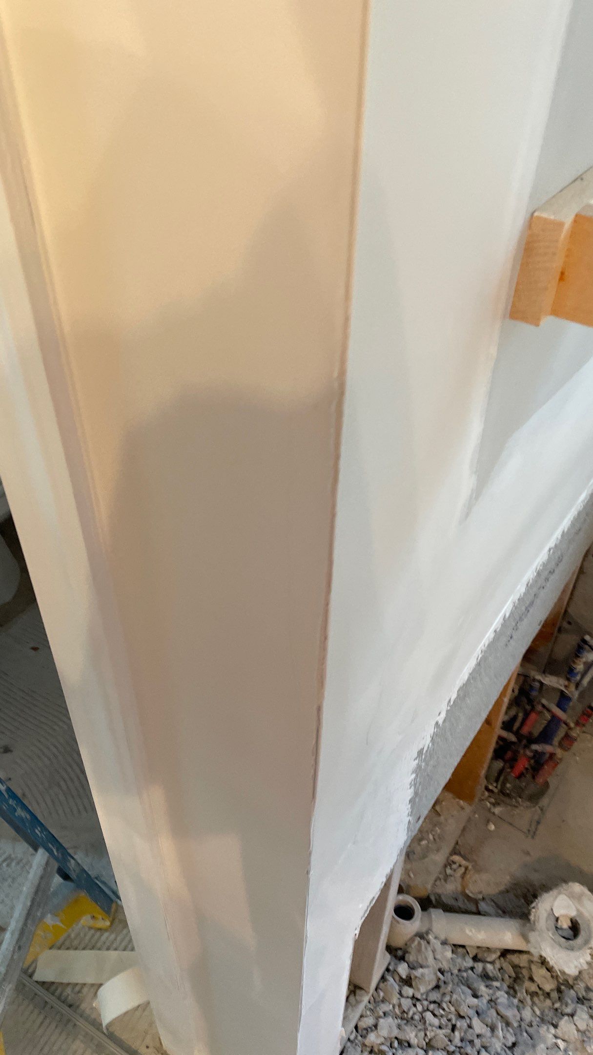 Bright Bathroom Remodel with Wall Removal, Stand Alone Tub and New Vanity by Footprints Floors of Coastal Carolina