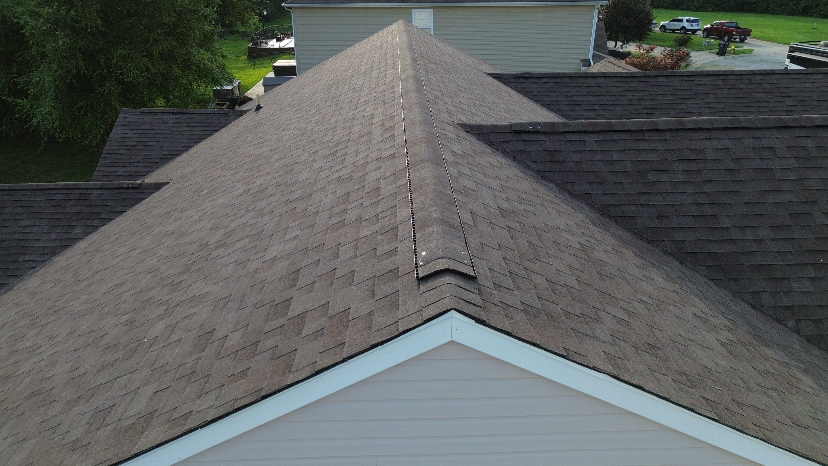 Project in Greenwood by Moss Roofing