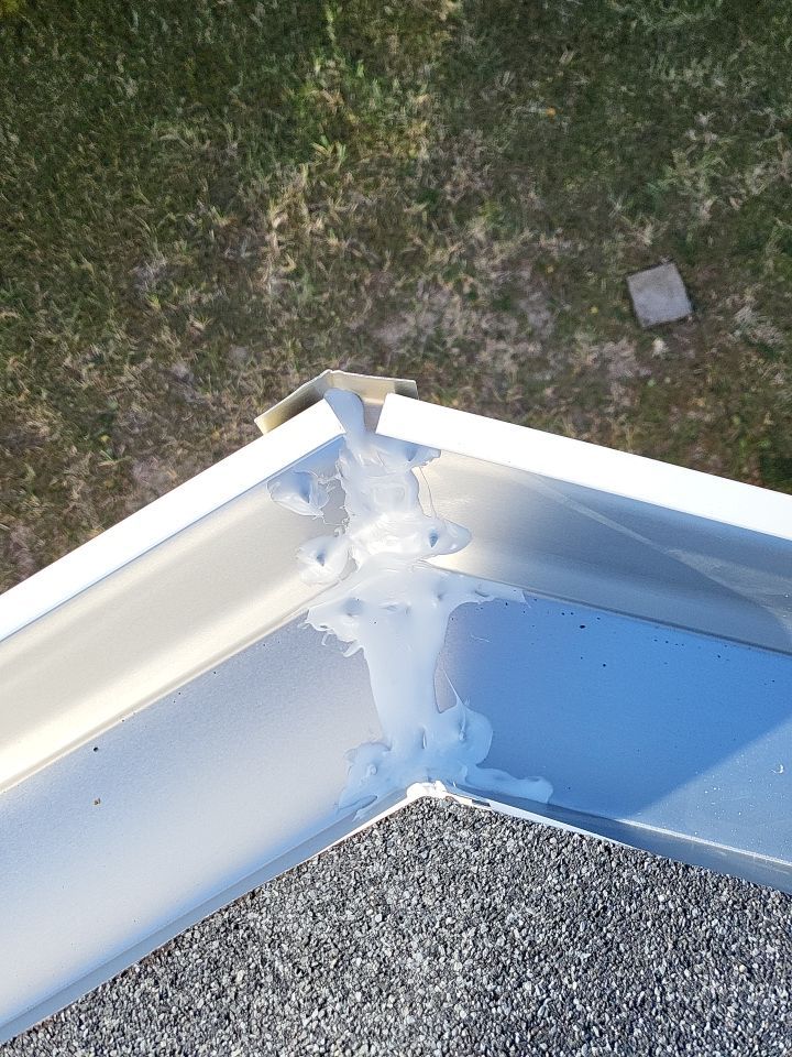 Gutter Installation using K-Style Seamless Gutters by Gutter Professors