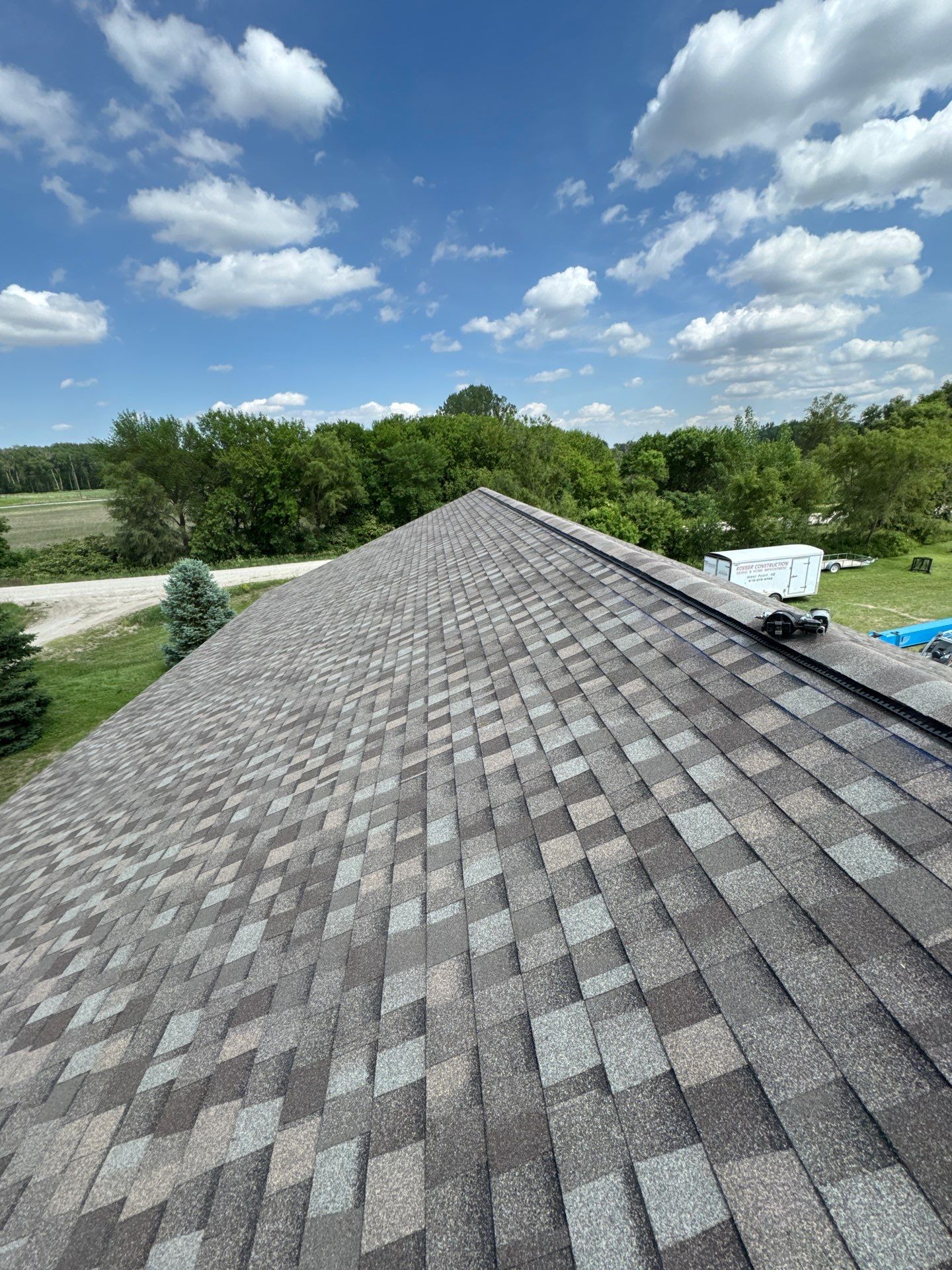 Titan XT Architectural Shingle Roof Installation in Wisner by Crows Roofing LLC
