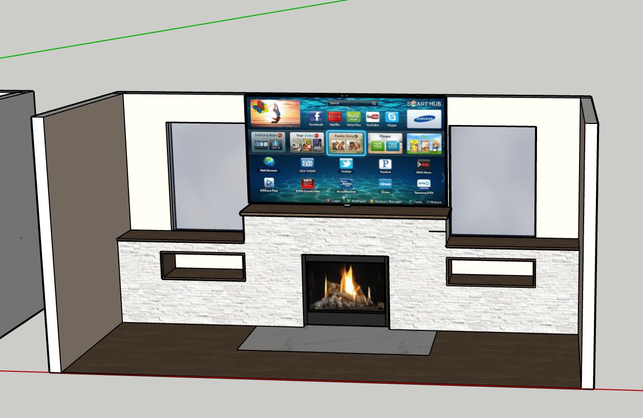 Meadview Fireplace Remodel by Workman Company LLC 