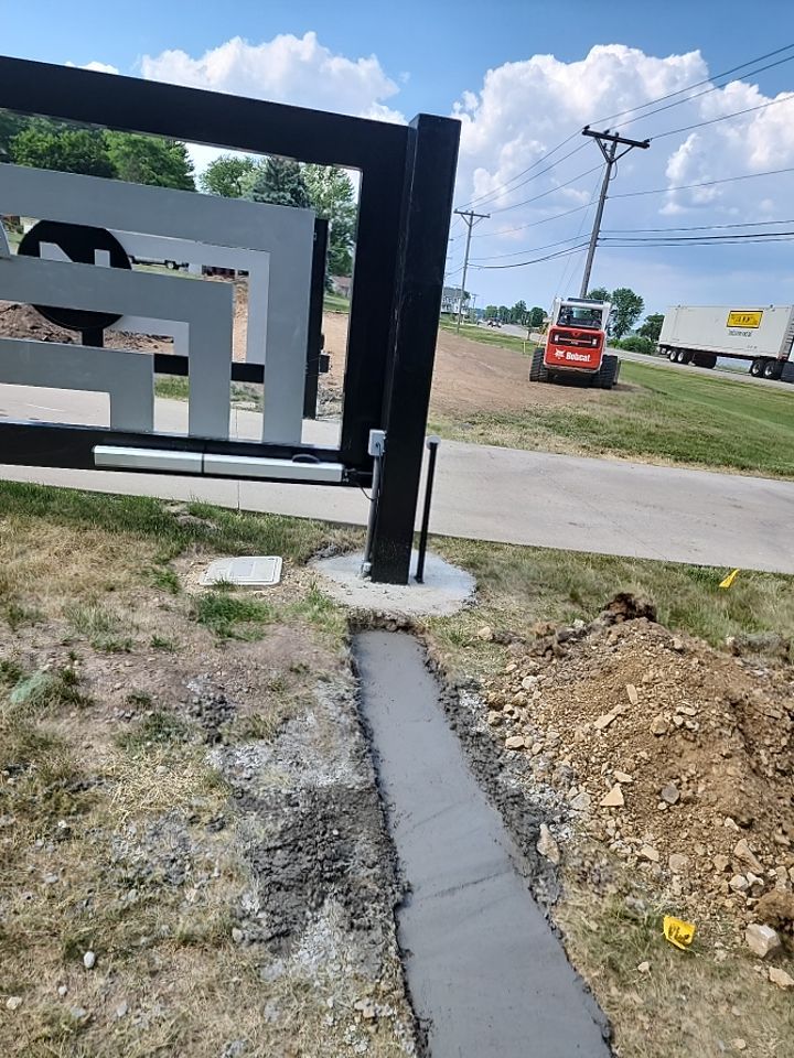 Fence / Retaining Wall using Block then parge by ACE Waterproofing & Basement Solutions