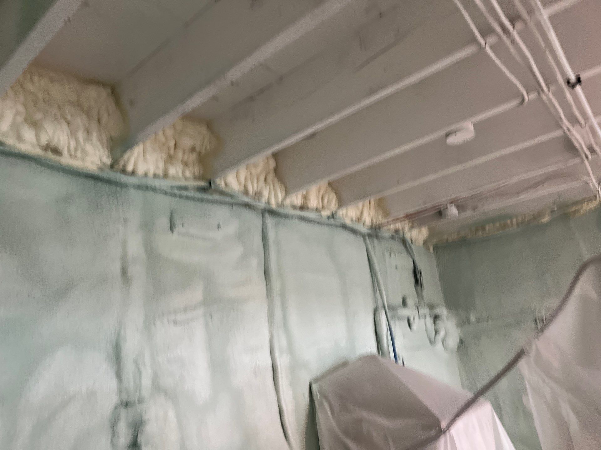 Basement Exterior Walls using Closed Cell Spray Foam by NYS Foam & Energy