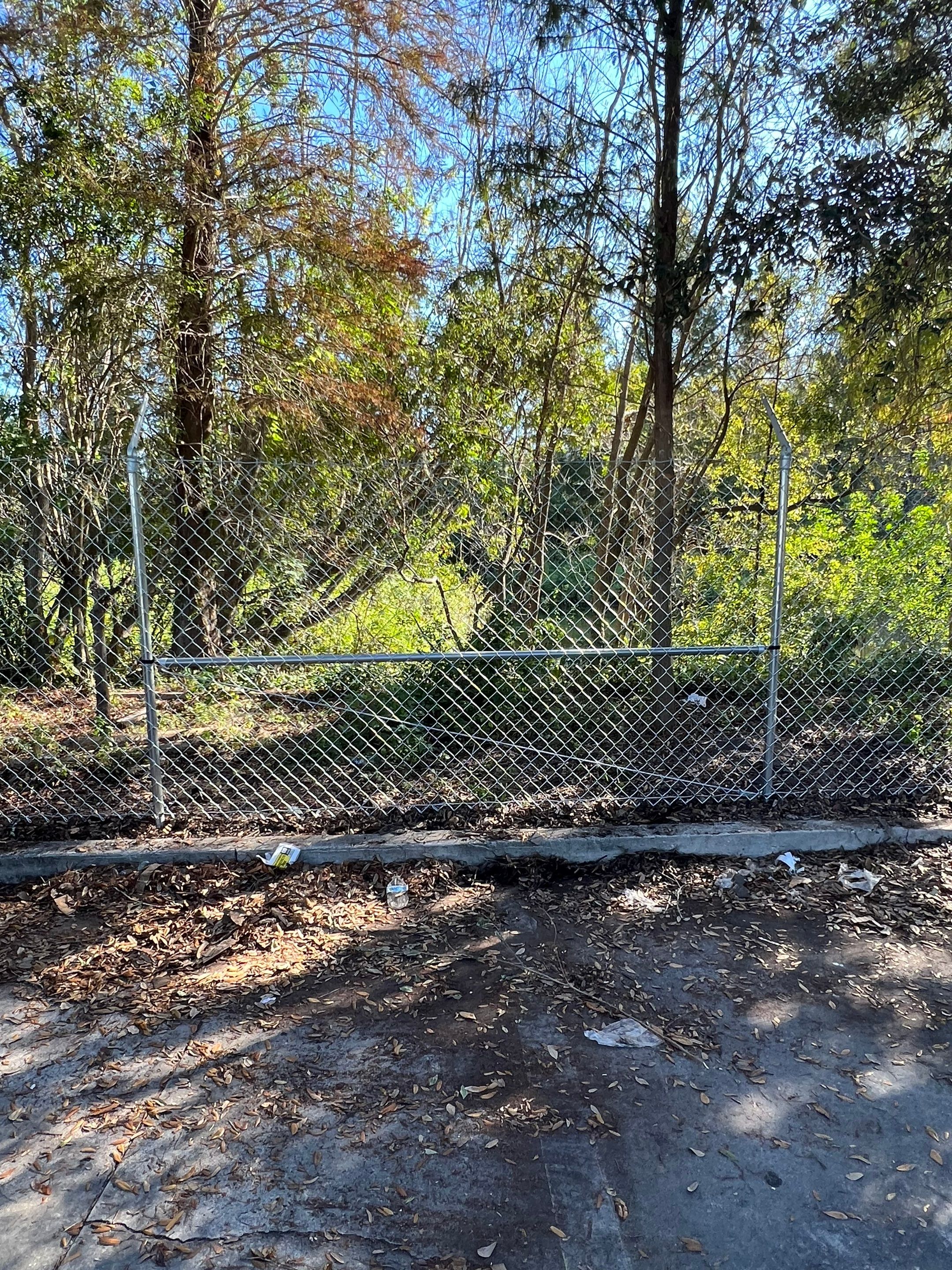 Chain-link Fence Installation using Commercial Chain-link Fence by Asap fence and gates, LLC