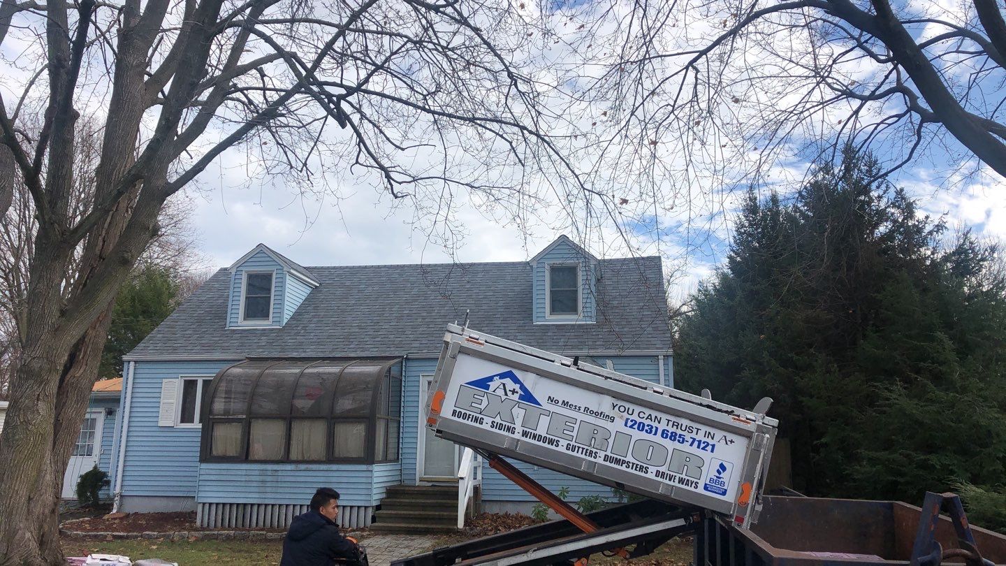 Residential Roofing Installation using Owens Corning TruDefinition Quarry Gray by A Plus Exterior