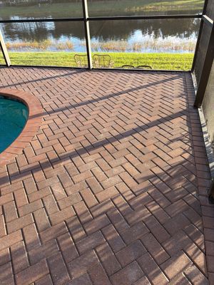 Valencia Lakes Paver Stripping and Sealing for Full Residential Property