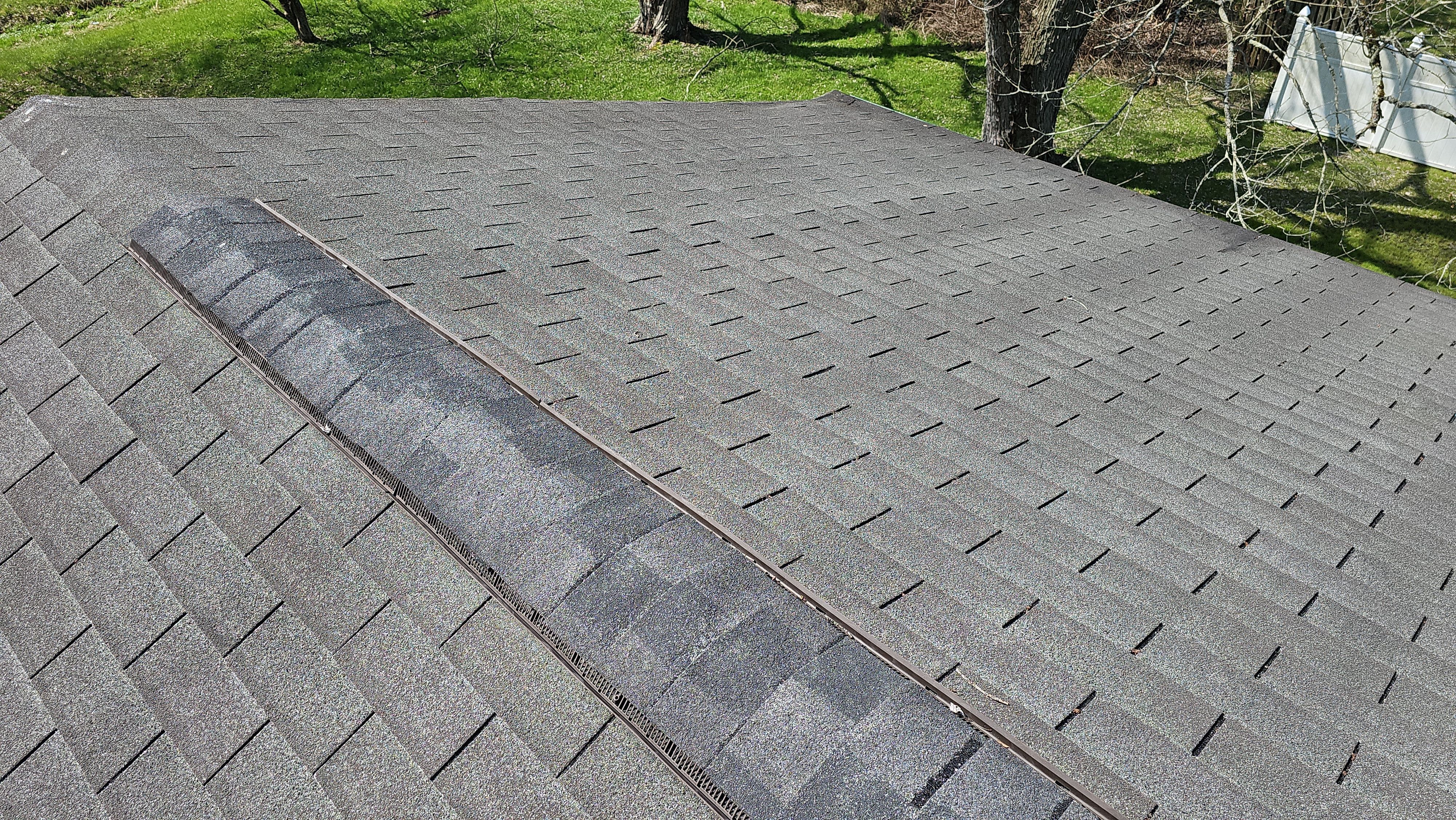 Atlas Pinnacle, Color, Coastal Granite, Drip Edge, Color, Black by Eagle Eye Roofing