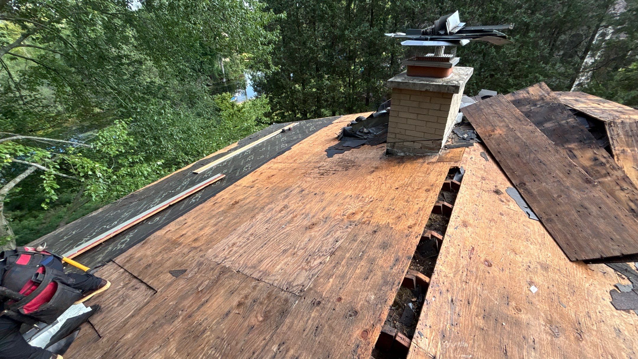 Roof Replacement using Owens Corning Driftwood by 180 Contractors