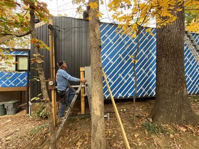 Modern Metal Siding and Deck Railing Renovation in Memphis